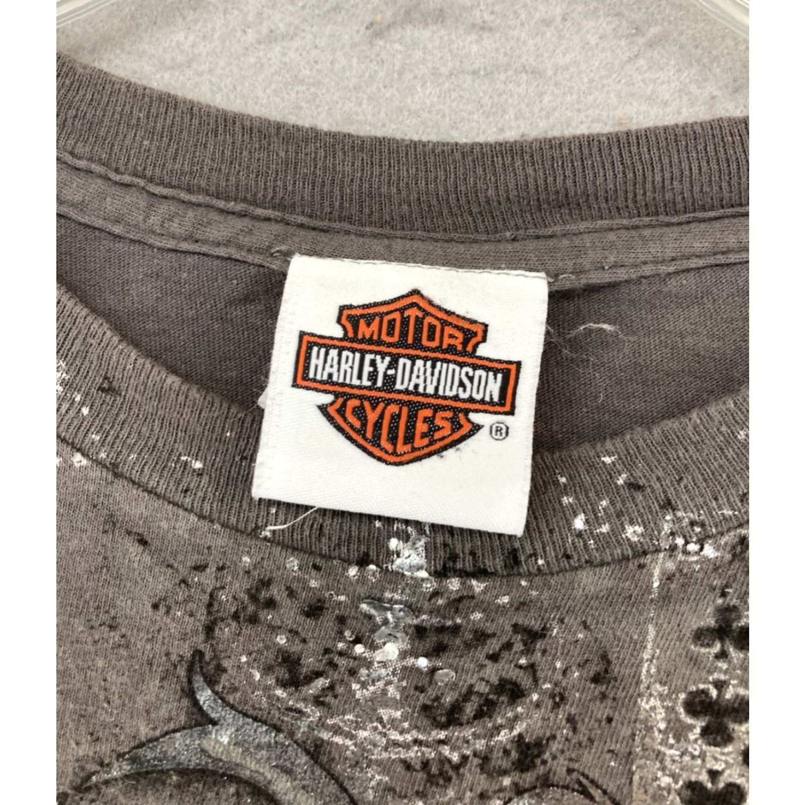 Harley Davidson Harley-Davidson T-Shirt Las Vegas Nevada 2010 Graphic Print Adult Large Gray Motorcycle Logo Casual Men Size US L / EU 52-54 / 3 - 4 Thumbnail