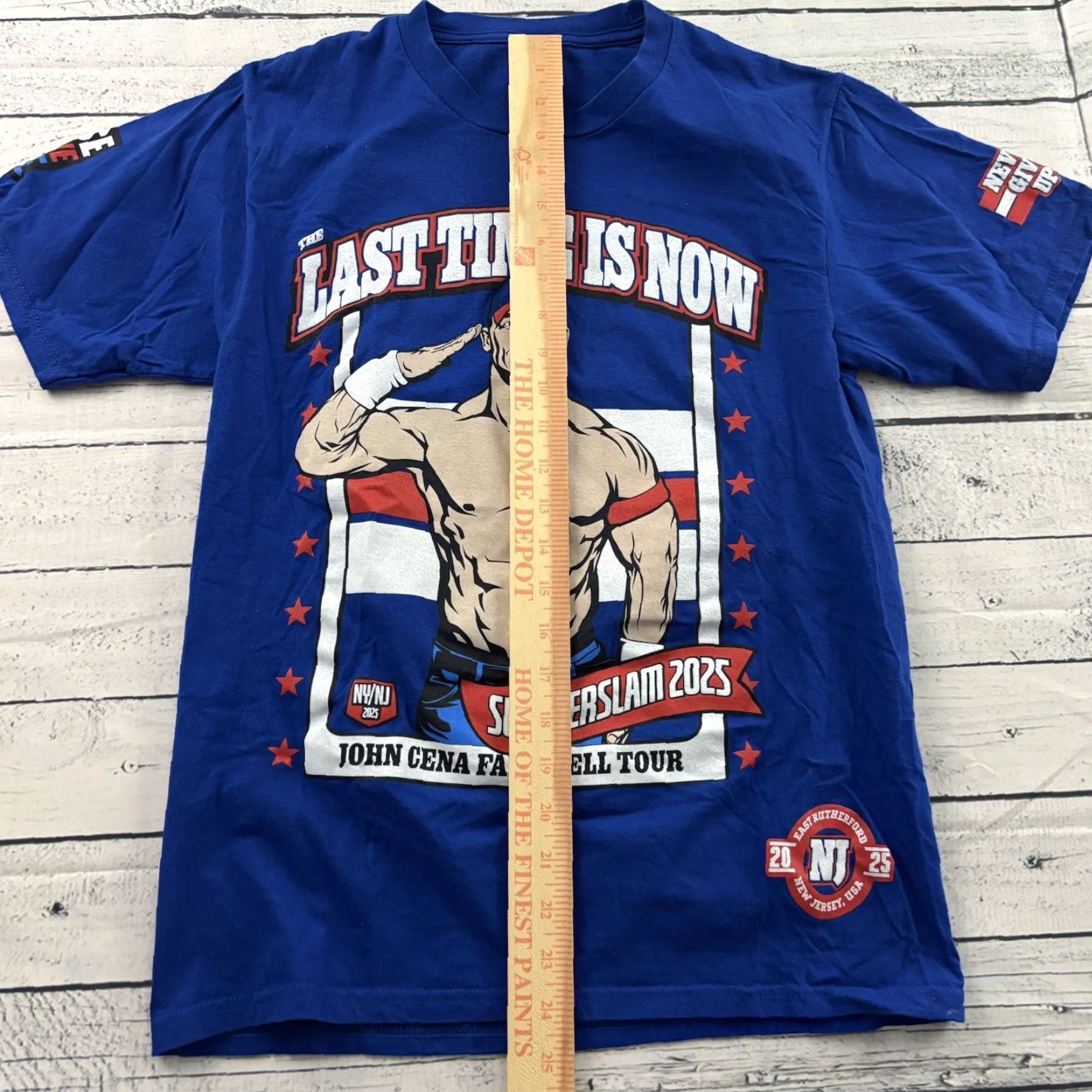 Vintage WWE The Last Time Is Now John Cena Short Sleeve T Shirt Mens S Blue Size US S / EU 44-46 / 1 - 3 Thumbnail