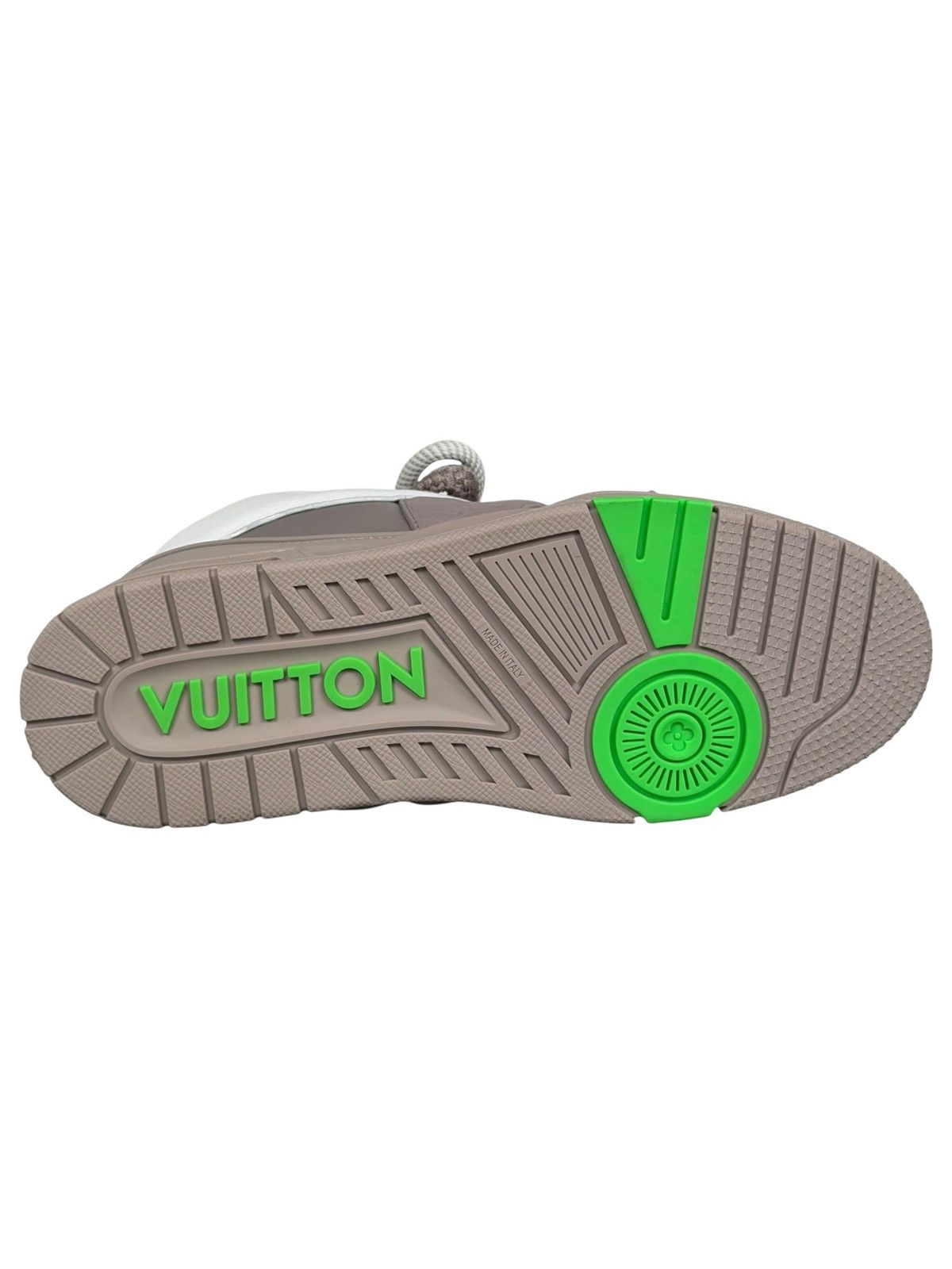 Louis Vuitton Louis Vuitton Grey Green LV Skate Sneakers Size US 7 / EU 40 - 8 Thumbnail