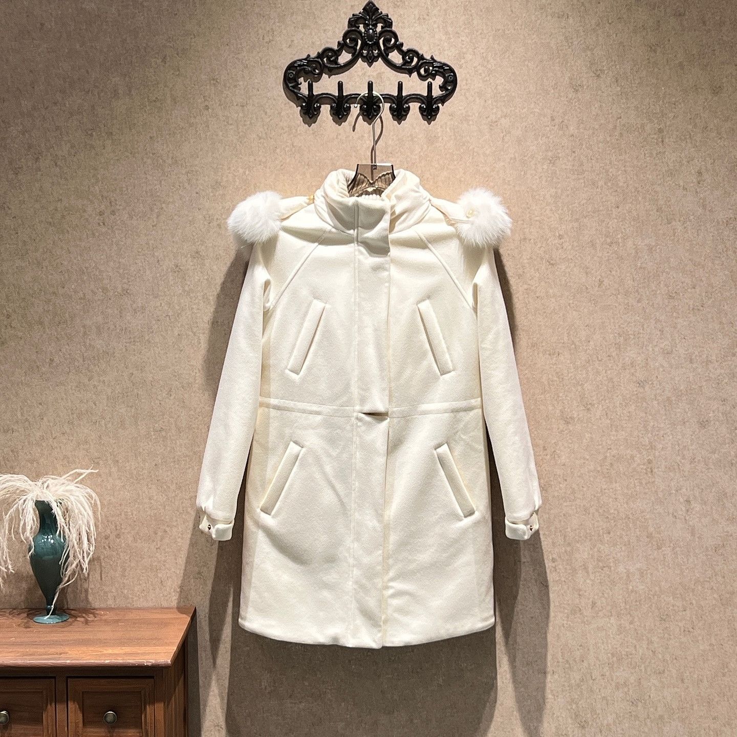 Loro Piana Loro Piana Icery Long Cashmere Hooded Coat Size 36 Size XS / US 0-2 / IT 36-38 - 1 Thumbnail