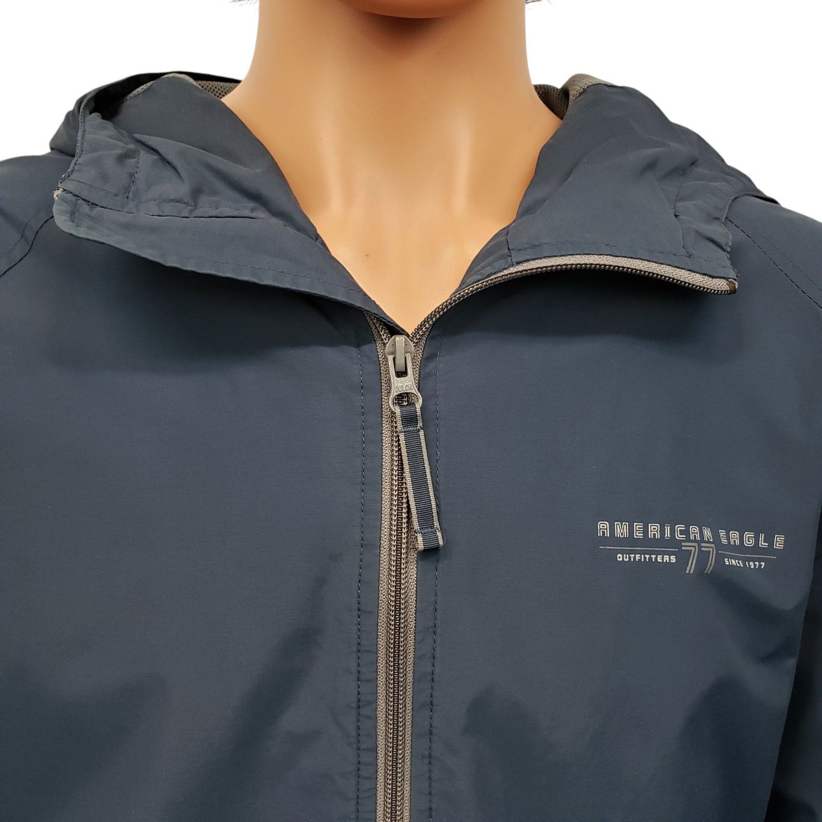 American Eagle Outfitters American Eagle AE77 Performance Jacket Hood XL Full Zip 90s Size US XL / EU 56 / 4 - 4 Thumbnail