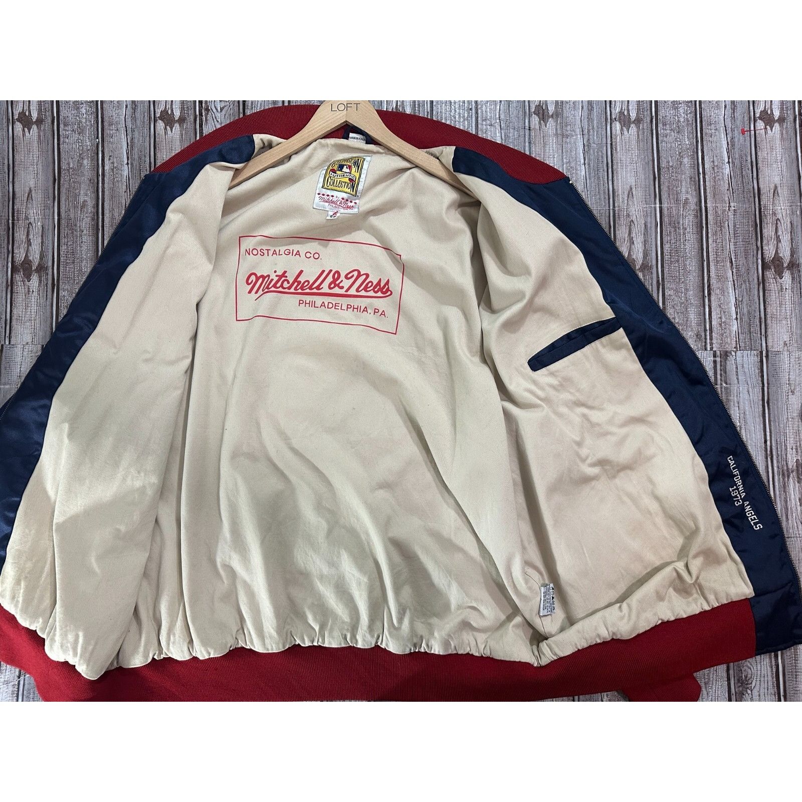 Mitchell & Ness Mitchell & Ness California Angels MLB Satin Bomber Jacket si Size US XXL / EU 58 / 5 - 5 Thumbnail