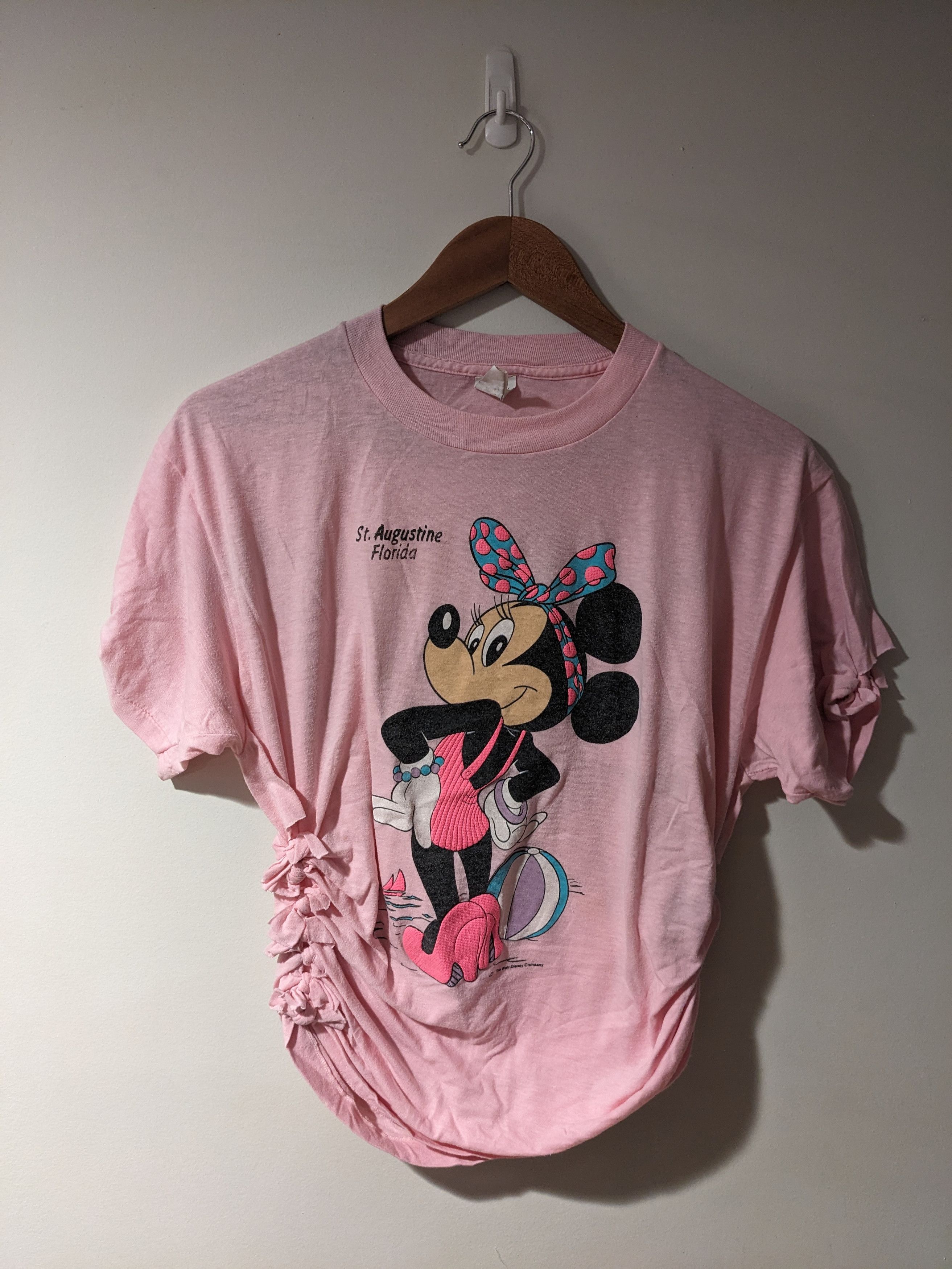 Disney × Vintage Vintage 80s Minnie Mouse Disney Augustine KIDS XL T-Shirt Size US XL / EU 56 / 4 - 1 Thumbnail