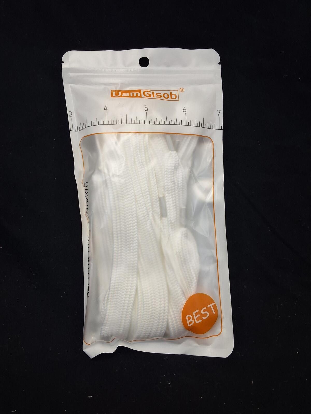 Other Durable White Braided Shoelaces - 54 in - 140 cm Size ONE SIZE - 1 Thumbnail