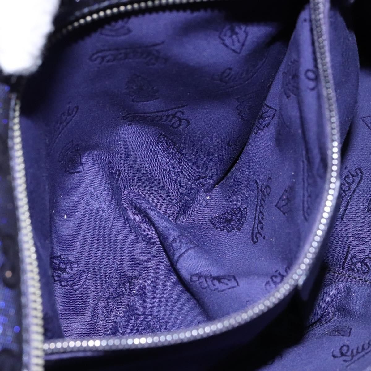 Gucci GUCCI GG Implementation Tote Bag Pvc Navy Silver Size ONE SIZE - 19 Thumbnail