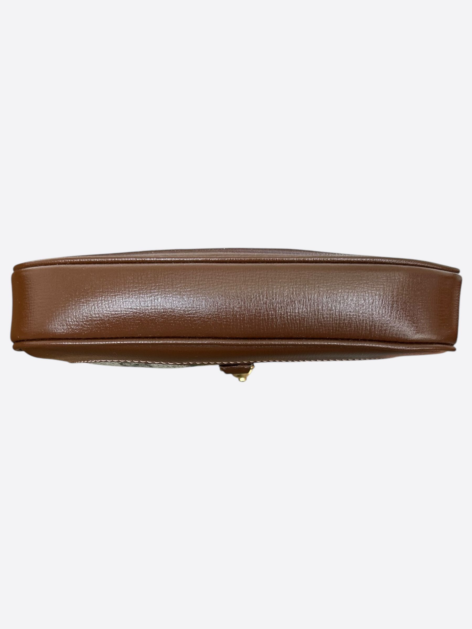 Gucci Gucci Beige & Brown GG Monogram Jackie 1961 Mini Bag Size ONE SIZE - 6 Thumbnail