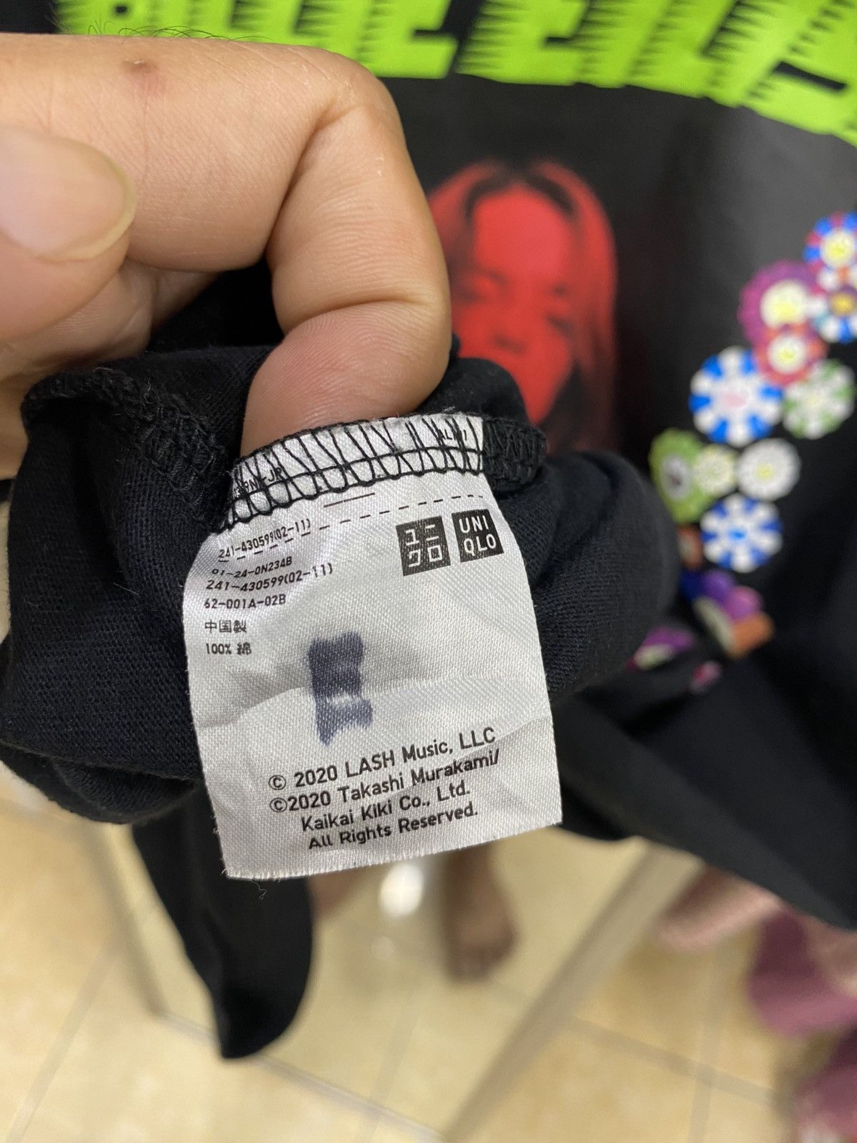 Billie Eilish × Takashi Murakami Uniqlo X Billie Eilish X Takshi Murakami tee Size US L / EU 52-54 / 3 - 4 Thumbnail