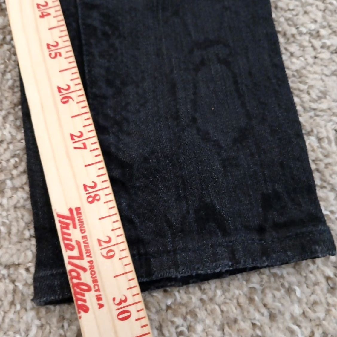 Ralph Lauren Ralph Lauren Denim & Supply Jeans Womens Skinny Black Animal Print Size 26 Small Inseam 30 Denim Cotton Blend Size 26" / US 2 / IT 38 - 6 Thumbnail