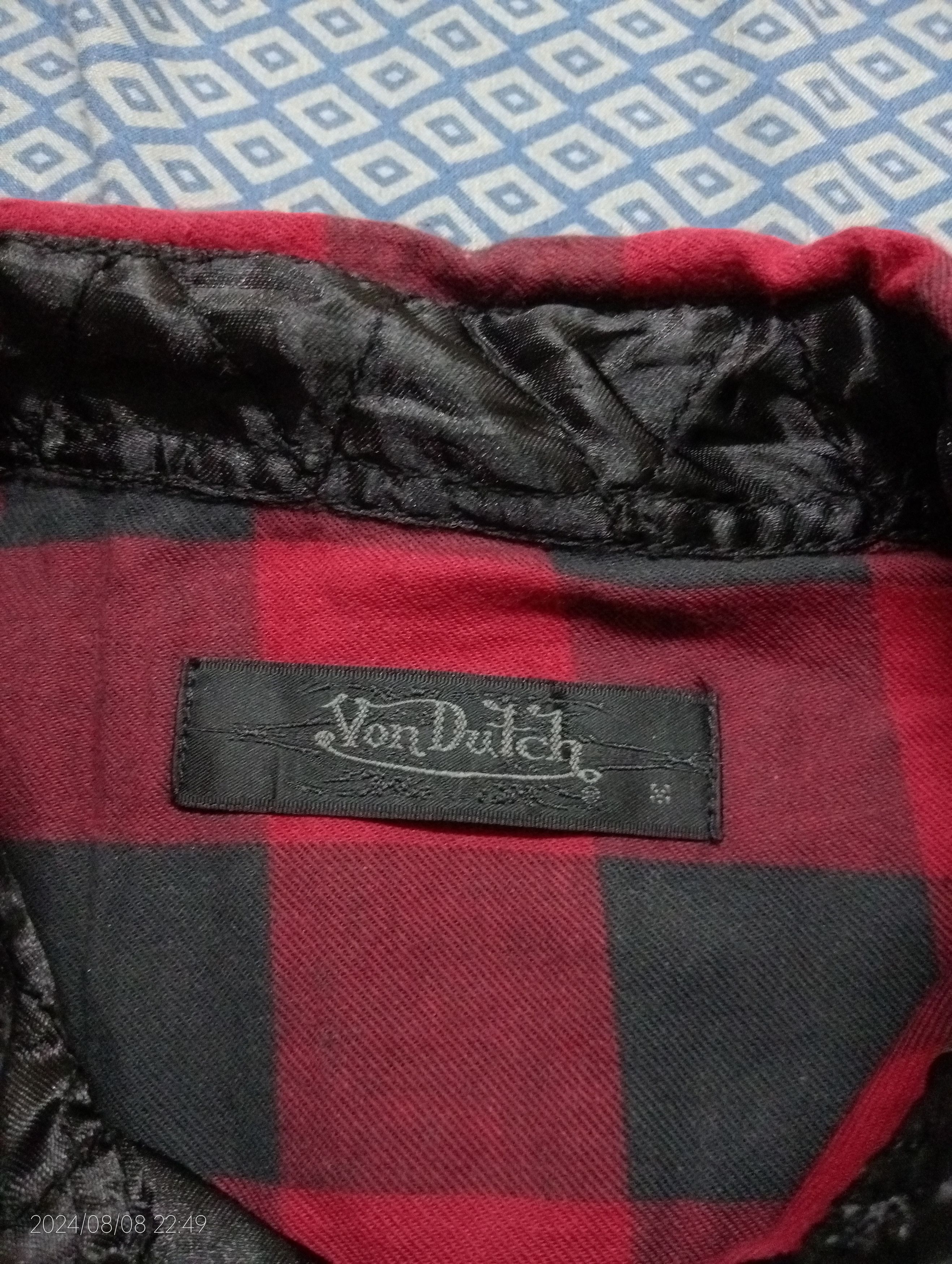 Von Dutch Vintage Punk Von Dutch Button Up Shirt Very Rare Size US M / EU 48-50 / 2 - 2 Thumbnail
