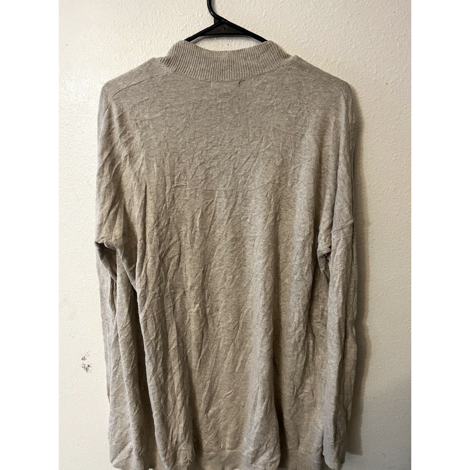 Gap Gap Cardigan Open Front Short Sleeve Women's Medium Brown Beige Solid Knit Vest? Size M / US 6-8 / IT 42-44 - 2 Thumbnail