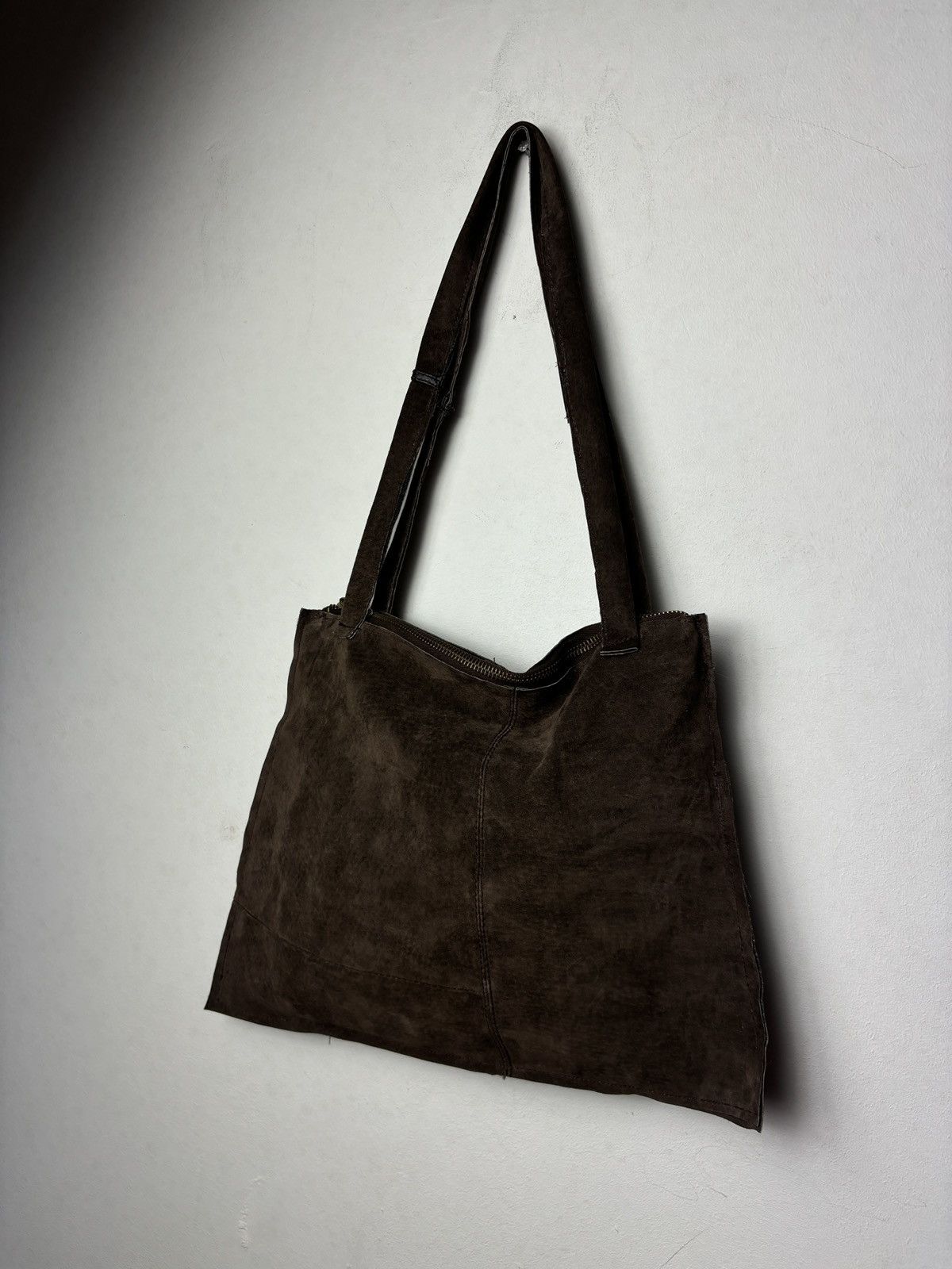Japanese Brand × Vintage Bag hobo hand tote shoulder brown simply Size ONE SIZE - 5 Thumbnail