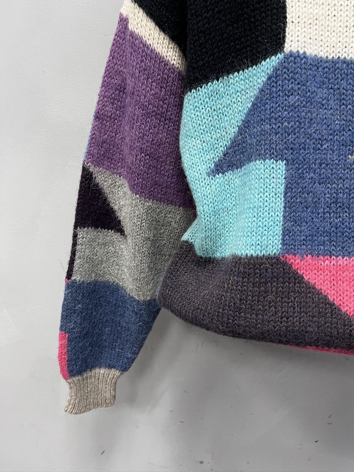 Lacoste Lacoste style JPG Wool Patchwork Knit Sweater Knitted y2k Size US L / EU 52-54 / 3 - 9 Thumbnail