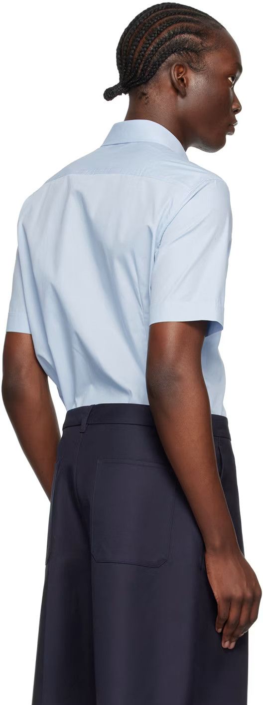 Vivienne Westwood o1y0525 Logo Solid Color Shirt in Sky Blue Size US L / EU 52-54 / 3 - 3 Thumbnail