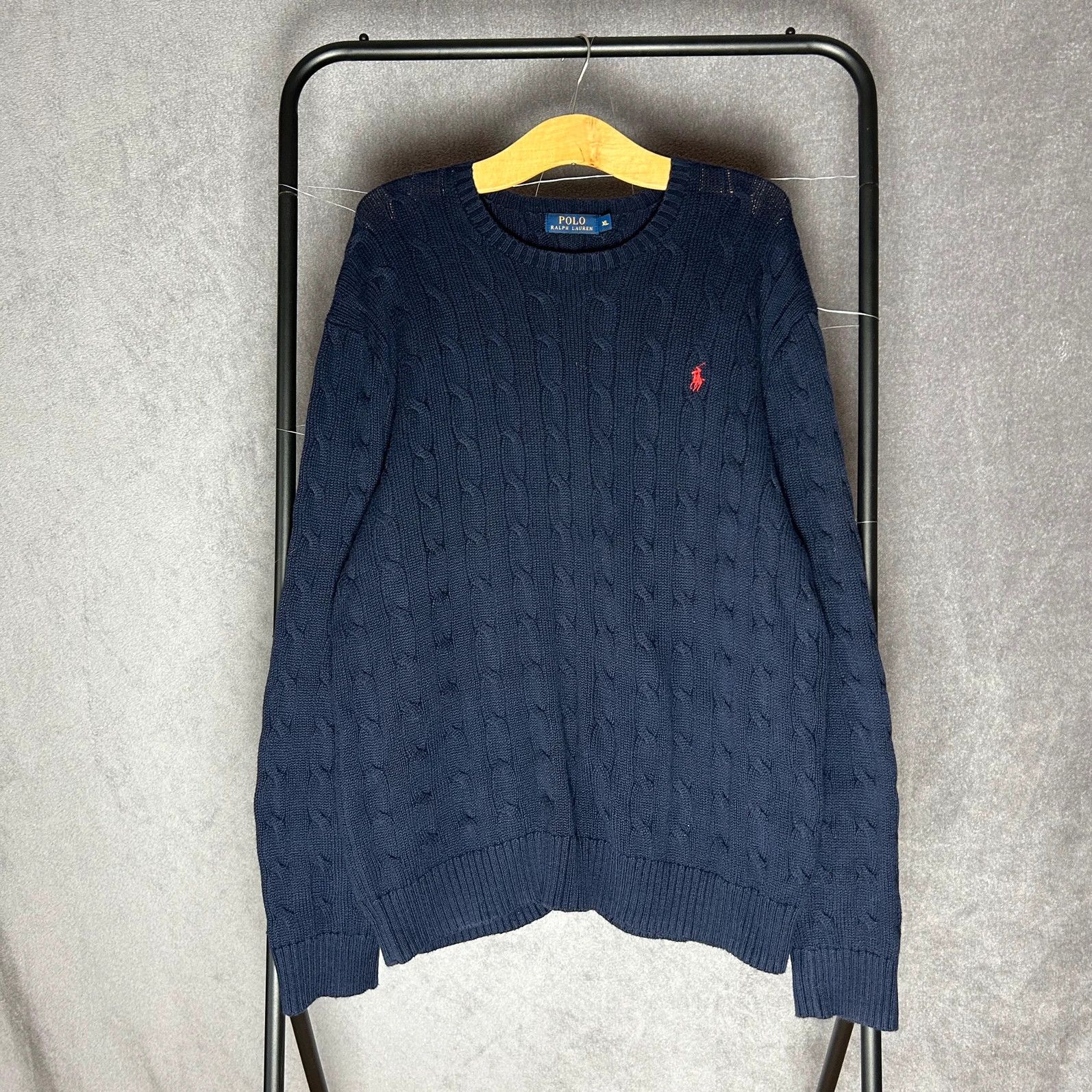 Designer × Polo Ralph Lauren × Ralph Lauren Polo Ralph Lauren knitwear mini logo pony haft Size US XL / EU 56 / 4 - 1 Thumbnail