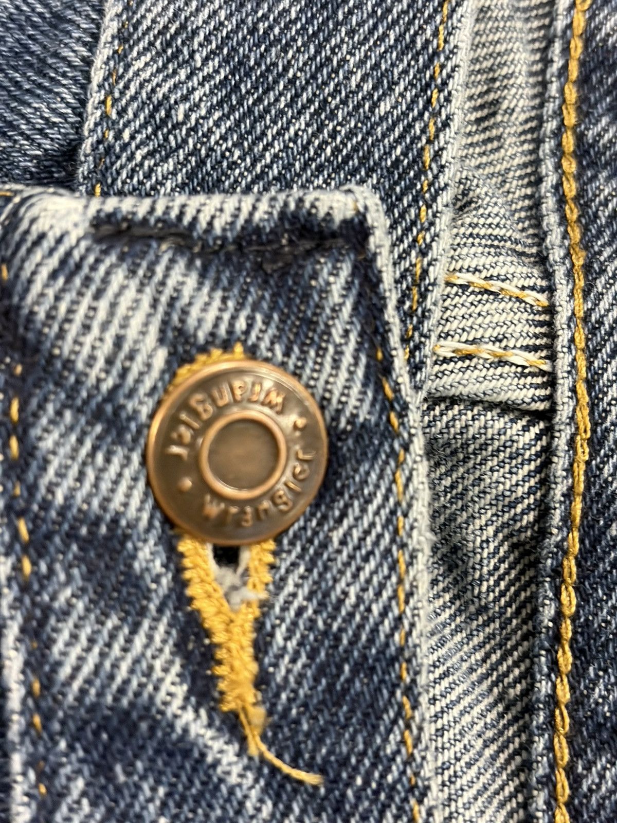 Wrangler Wrangler Jeans Denim Straight Leg Classic Fit Medium Wash Size US 36 / EU 52 - 5 Thumbnail
