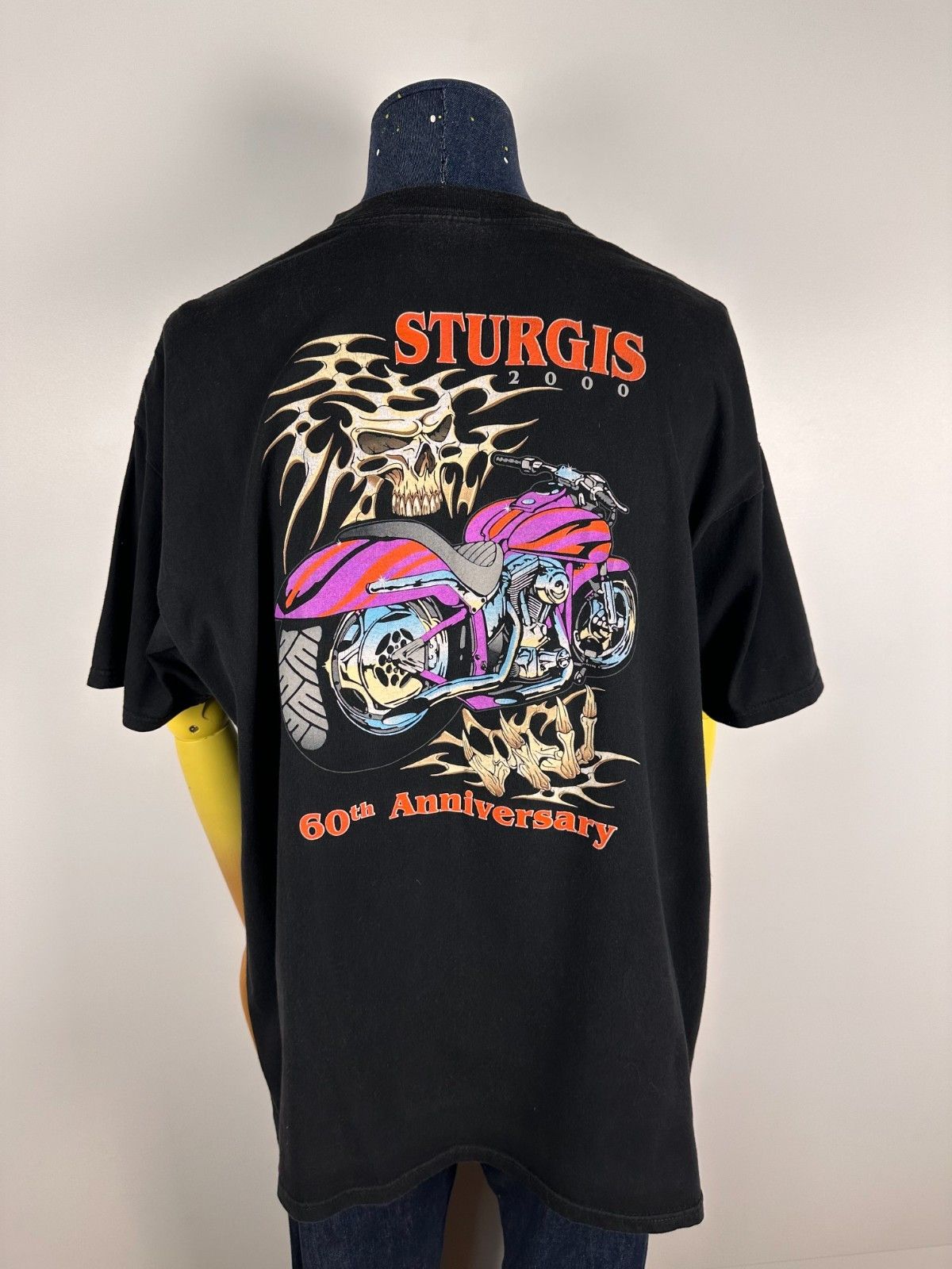 Harley Davidson Vintage Harley-Davidson 2000 Sturgis Anniversary T Shirt XXL Size US XXL / EU 58 / 5 - 1 Thumbnail