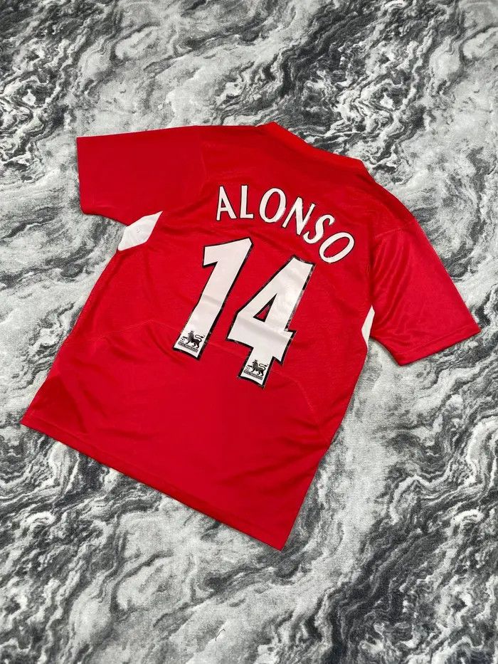 Reebok Liverpool Champions League Final 2005 Alonso Shirt Jersey Size US S / EU 44-46 / 1 - 9 Thumbnail