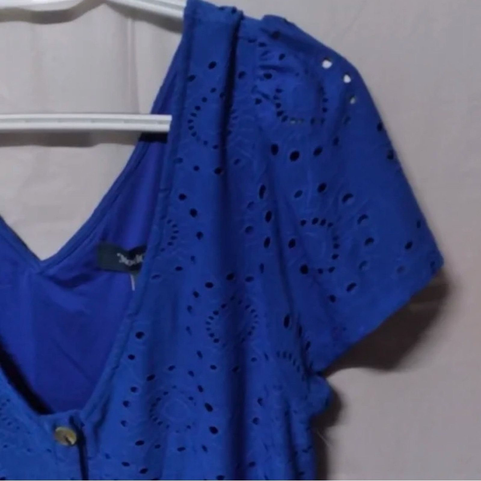 The Unbranded Brand Mod Cloth light shining through eyelet dress, size Small. Size S / US 4 / IT 40 - 2 Thumbnail