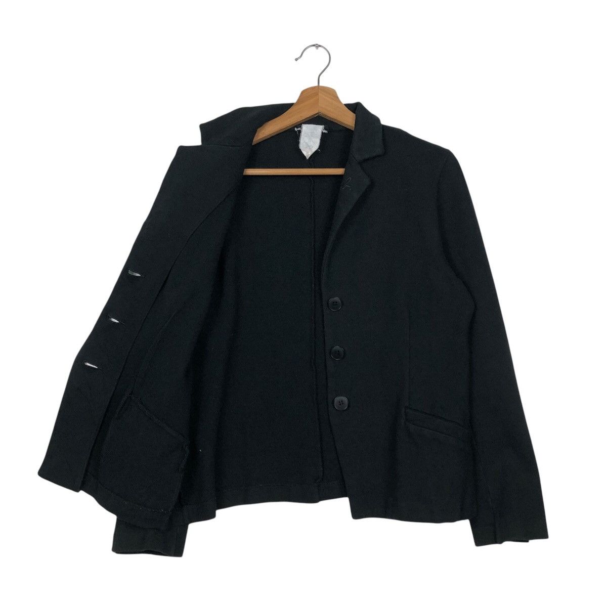 agnes b. 📌Vintage Cropped Button Jacket Agnes B. Paris Made in Japan Size US M / EU 48-50 / 2 - 12 Thumbnail