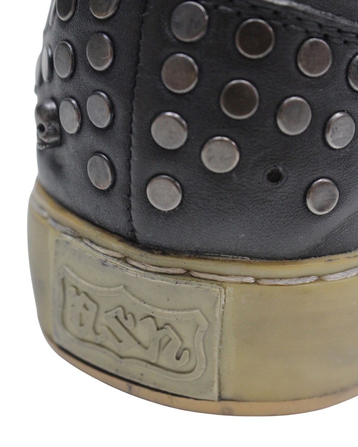 ASH 2015 ASH LIMITED SKULL & TACK STUDDED HIGH TOP SNEAKERS Size US 7 / EU 40 - 7 Thumbnail