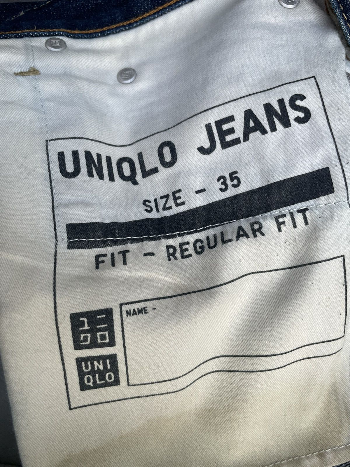 Japanese Brand × Uniqlo Uniqlo Selvedge Jeans Size US 37 - 11 Thumbnail