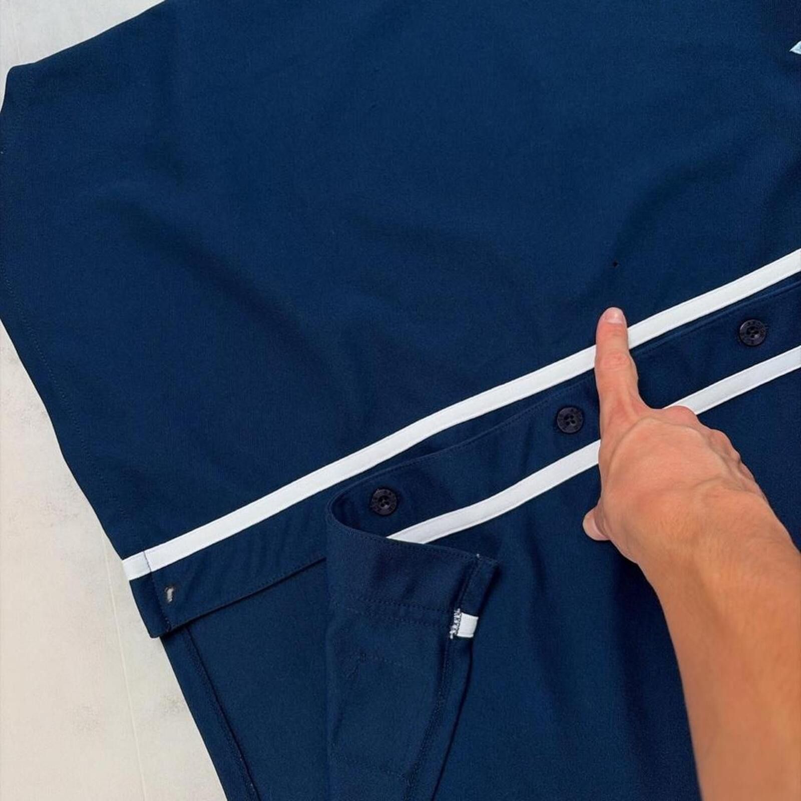 Anchor Blue Y2K Navy Anchor Blue Grunge Skater Baseball Jersey Size US XXL / EU 58 / 5 - 8 Thumbnail