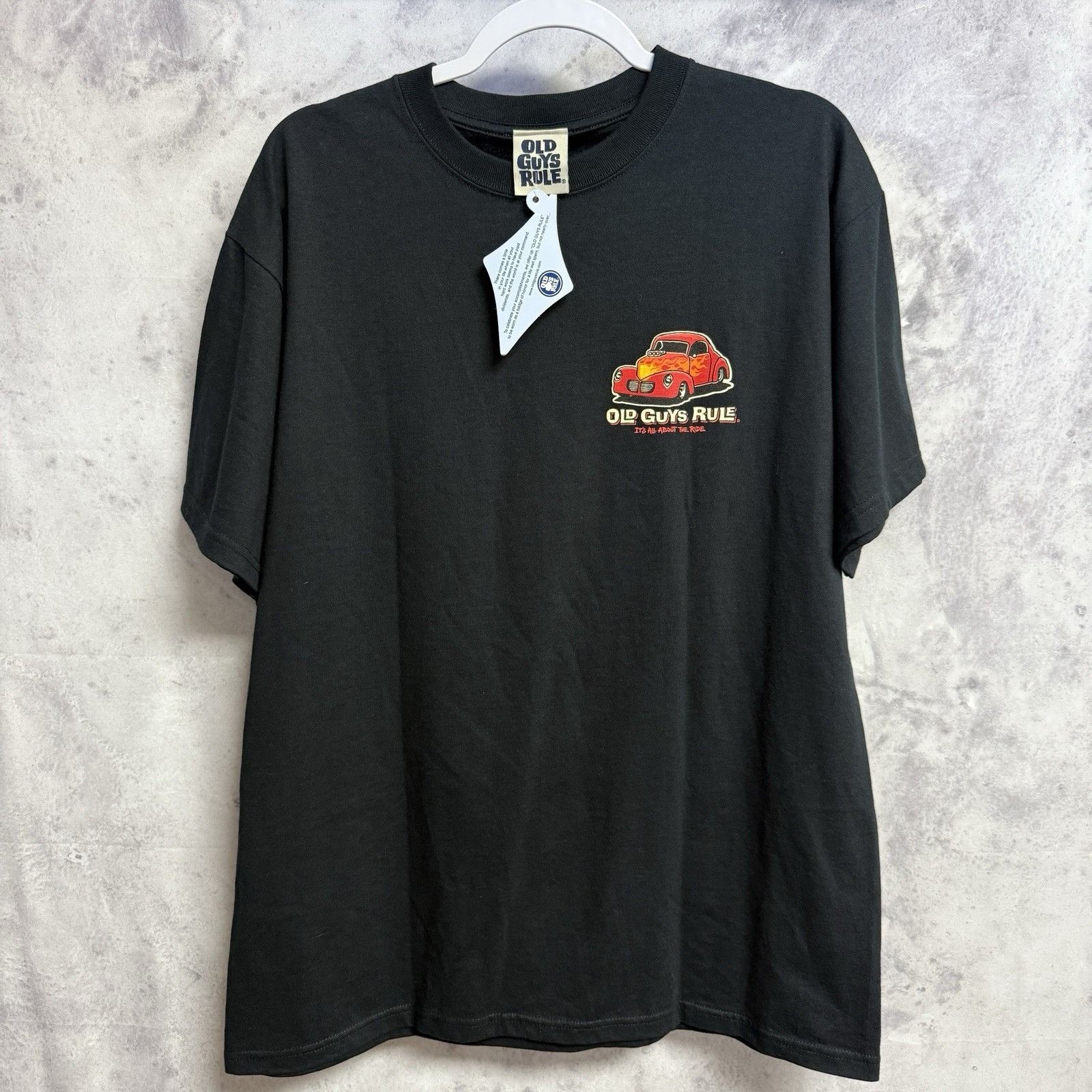 Vintage Vintage Old Guys Rule T Shirt Mens Large 21x29 Black New Wit Size US L / EU 52-54 / 3 - 3 Thumbnail