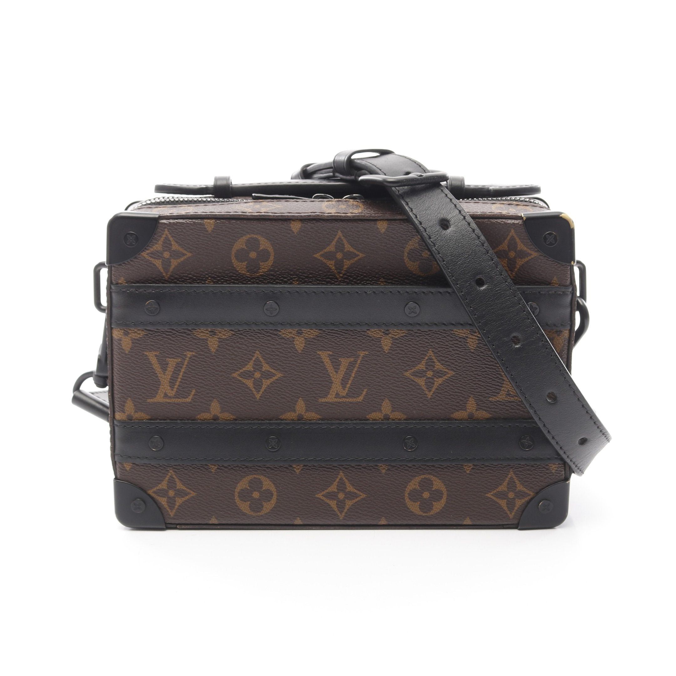 Louis Vuitton Louis Vuitton Handle Soft Trunk Monogram Macassar Handbag Leather Brown Black Size ONE SIZE - 1 Thumbnail