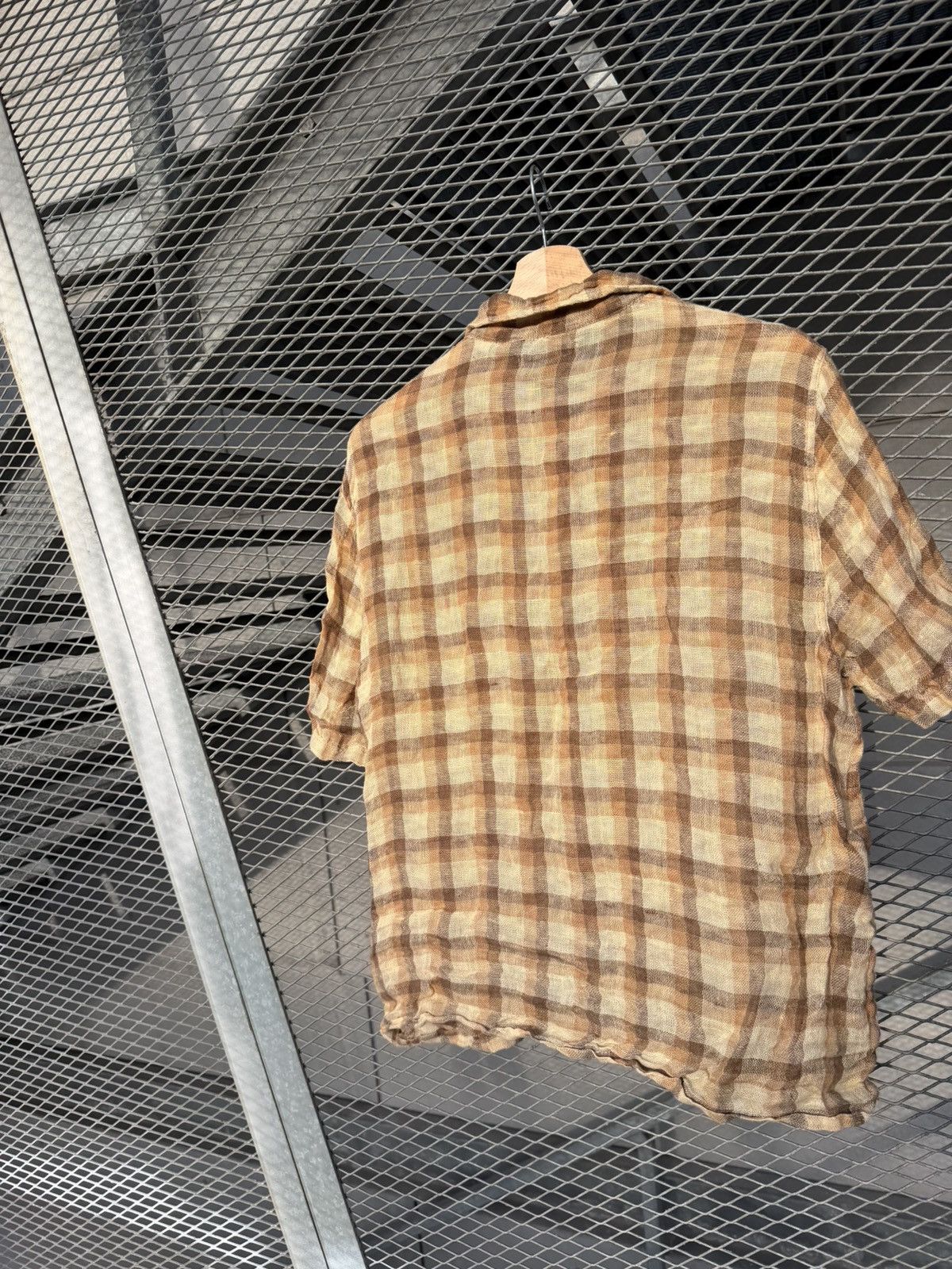 Our Legacy Our Legacy Raw Net Plaid Shirt Size US S / EU 44-46 / 1 - 12 Thumbnail