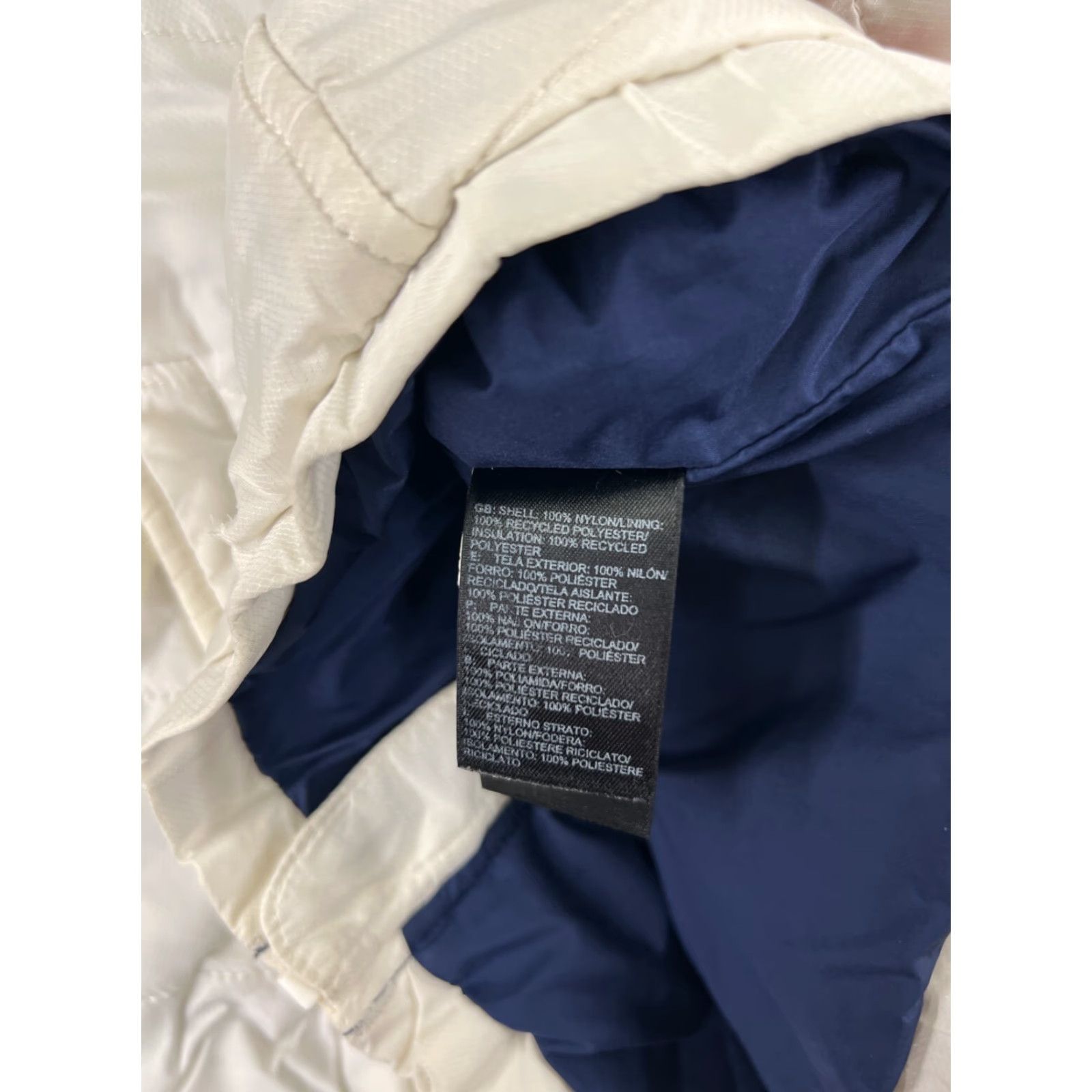The North Face The North Face Jacket Womens Small White Nylon Shell Insulated Mock Neck Warm Size S / US 4 / IT 40 - 4 Thumbnail