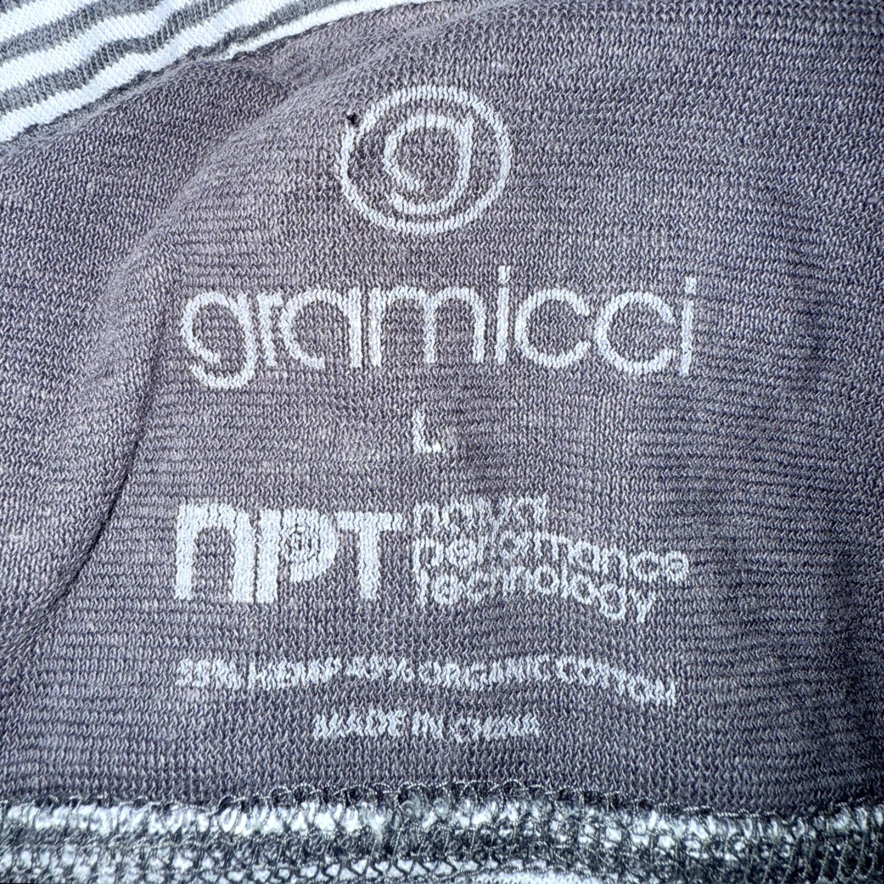 Gramicci VINTAGE Gramicci Polo Shirt Striped Mens L Blue Hemp Cotton Blend Regular Fit Size US L / EU 52-54 / 3 - 4 Thumbnail