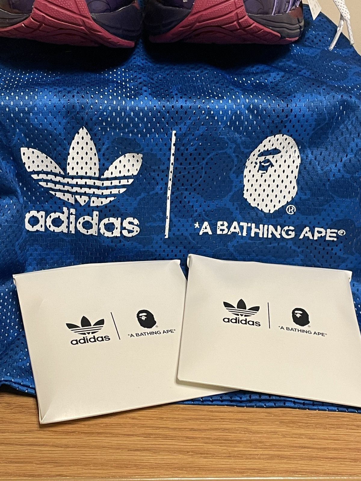 Adidas × Bape Men’s 12.5 Purple Bape Adidas Orketro Dead Stock Size US 12.5 / EU 45-46 - 12 Thumbnail