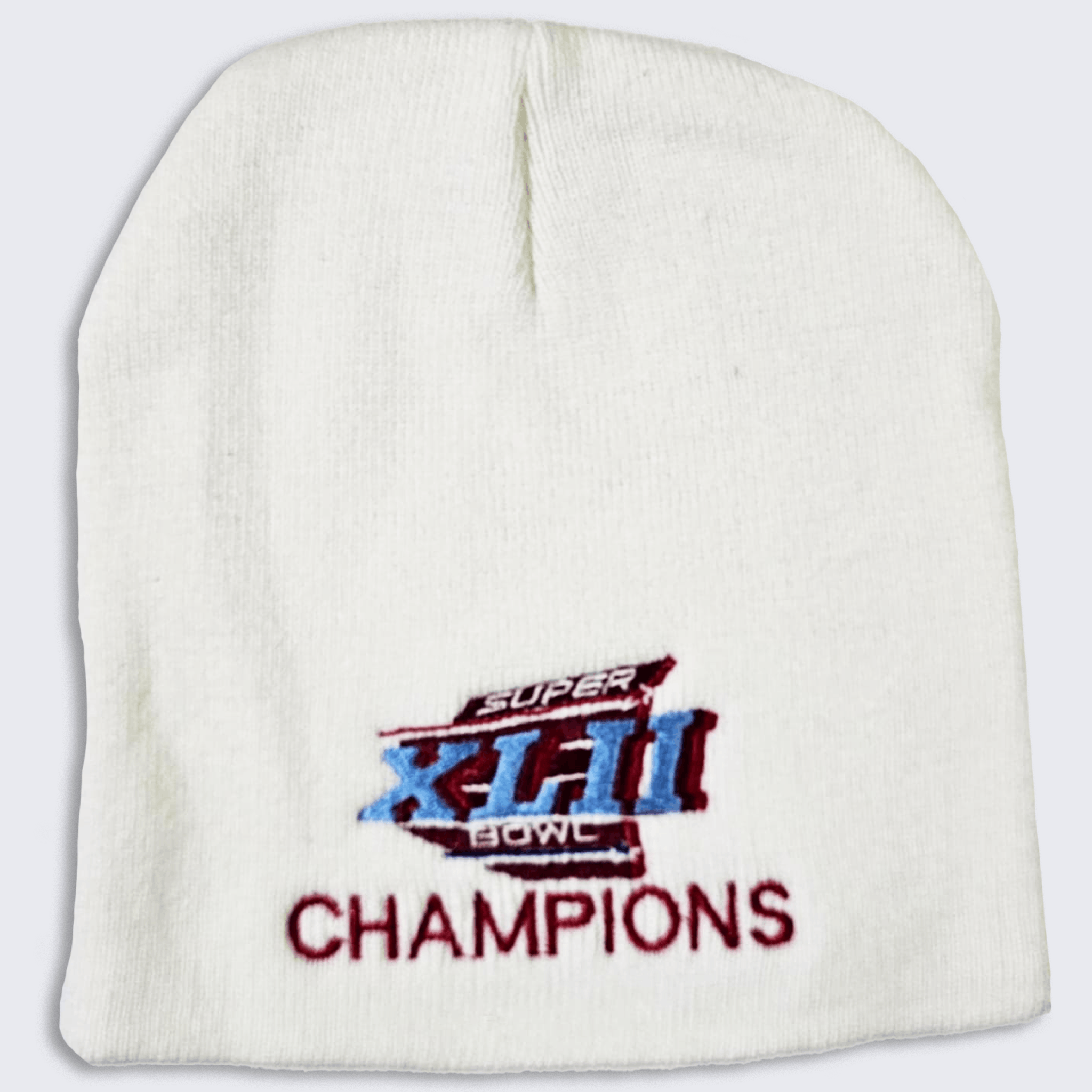 Vintage New York Giants Vintage Y2K Super Bowl XLII Beanie Cap Hat Size ONE SIZE - 2 Thumbnail