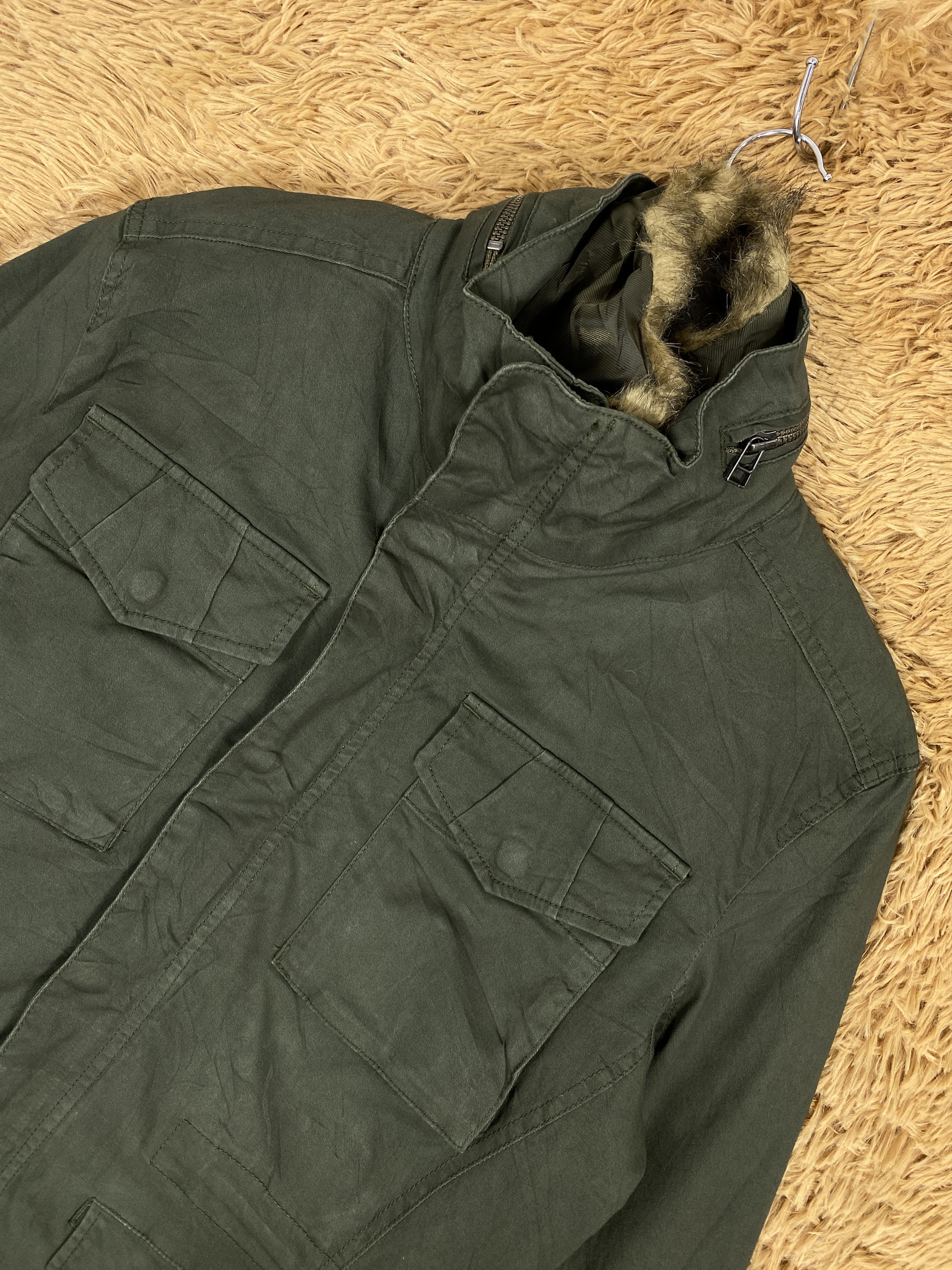 Japanese Brand Vintage Rattle Trap Fleece Lining Jacket J2456 Size US S / EU 44-46 / 1 - 2 Thumbnail
