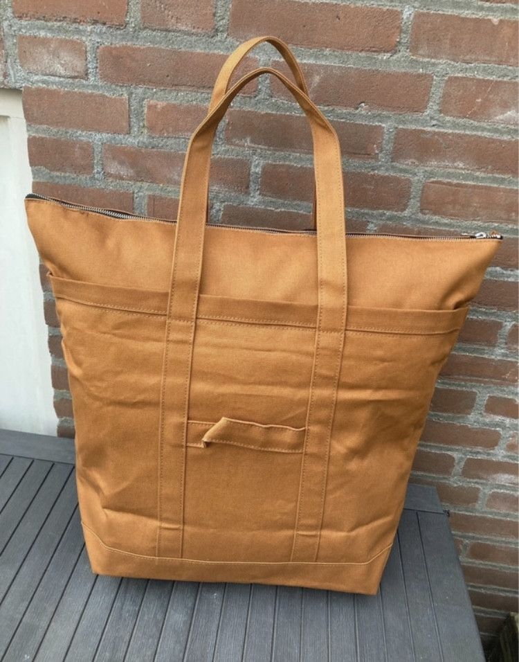 Marimekko UUsi Matkuri Large golden Brown tote bag tas new ds Size ONE SIZE - 2 Thumbnail
