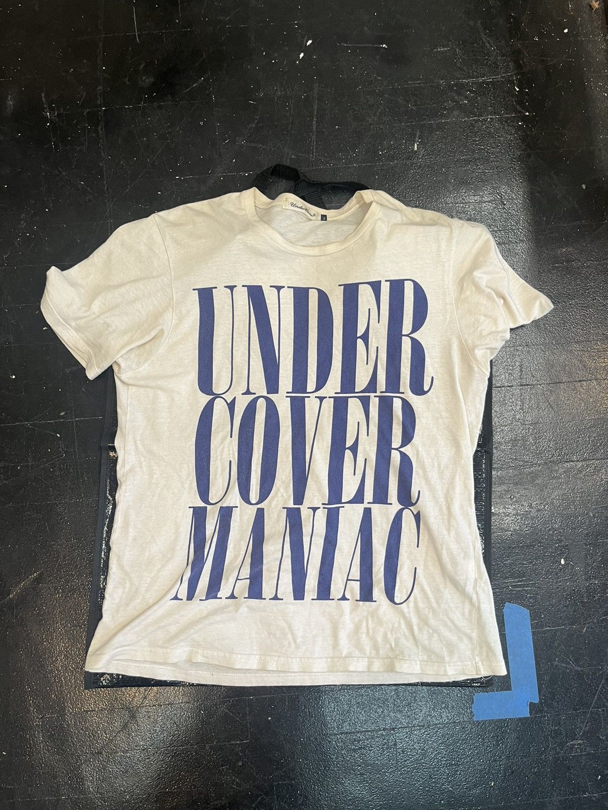 image of Undercover Maniac T-Shirt in White, Men's (Size Large)