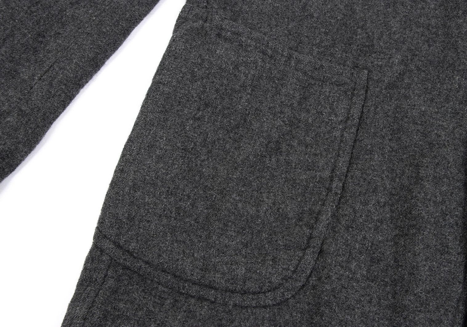 Comme des Garcons Homme Plus Wool-Blend Patch Pocket Jacket in Gray Size S Size US S / EU 44-46 / 1 - 11 Thumbnail