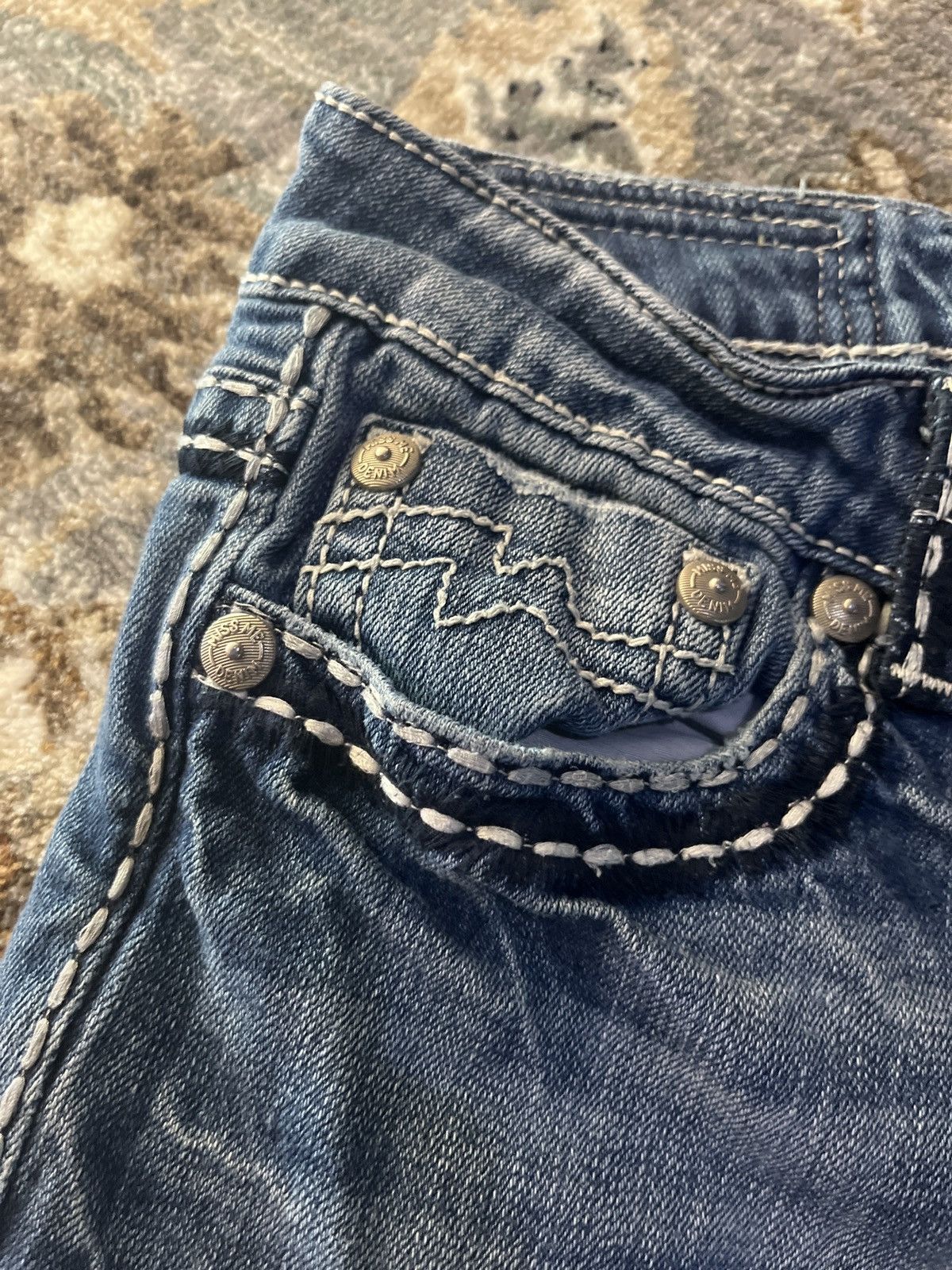 Miss Me Miss Me Y2K Distressed Shorts Size 27" / US 4 / IT 40 - 6 Thumbnail