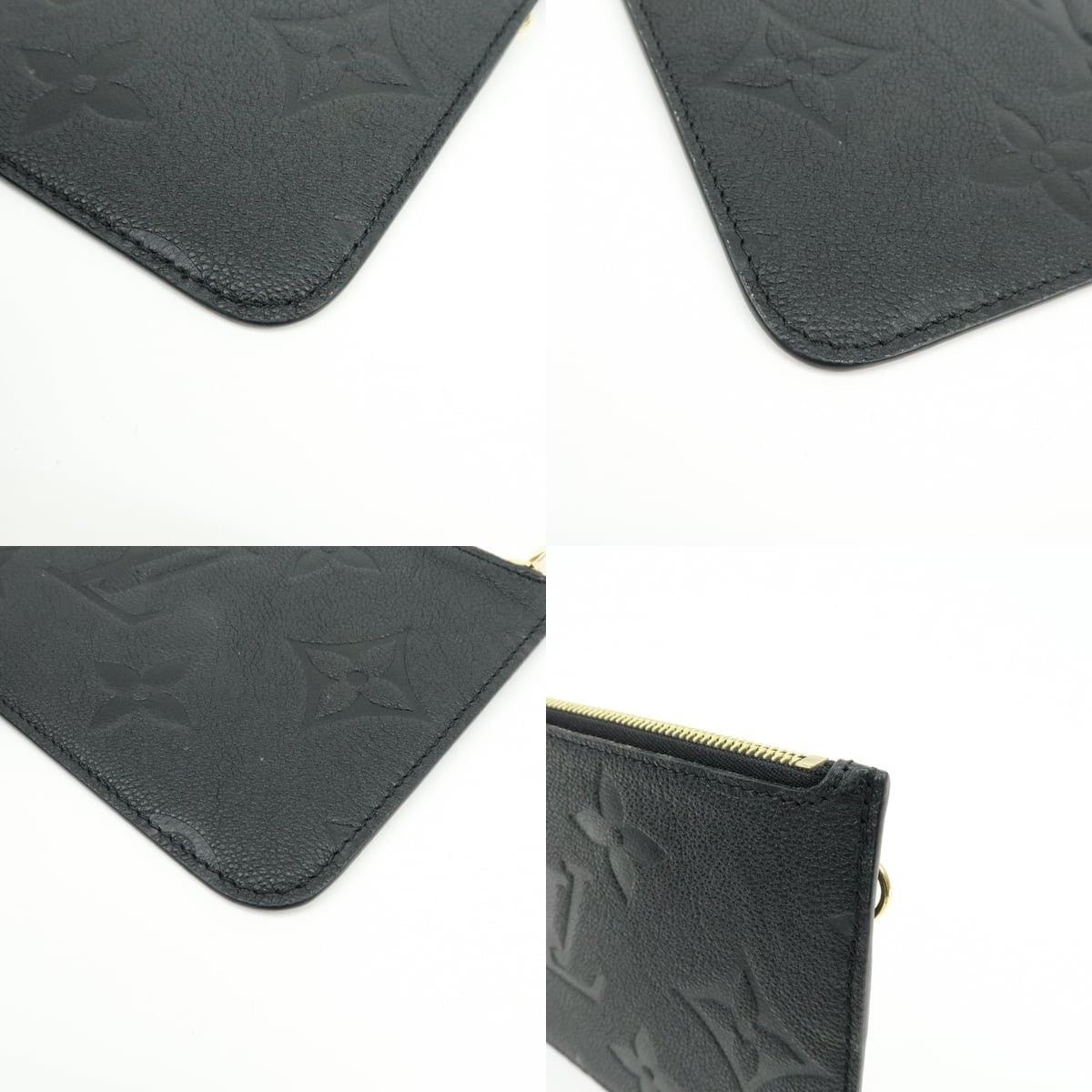 Louis Vuitton Louis Vuitton Monogram Empreinte Pochette Calfskin Black Size ONE SIZE - 4 Thumbnail
