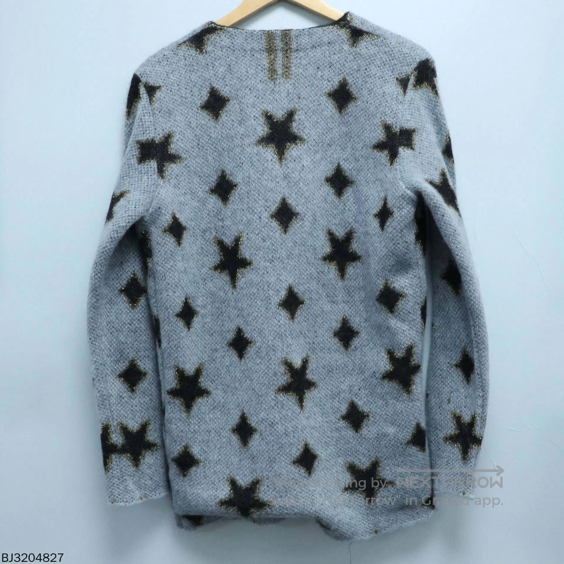 Saint Laurent Paris star pattern knitted cardigan from saint laurent. Size US S / EU 44-46 / 1 - 2 Thumbnail