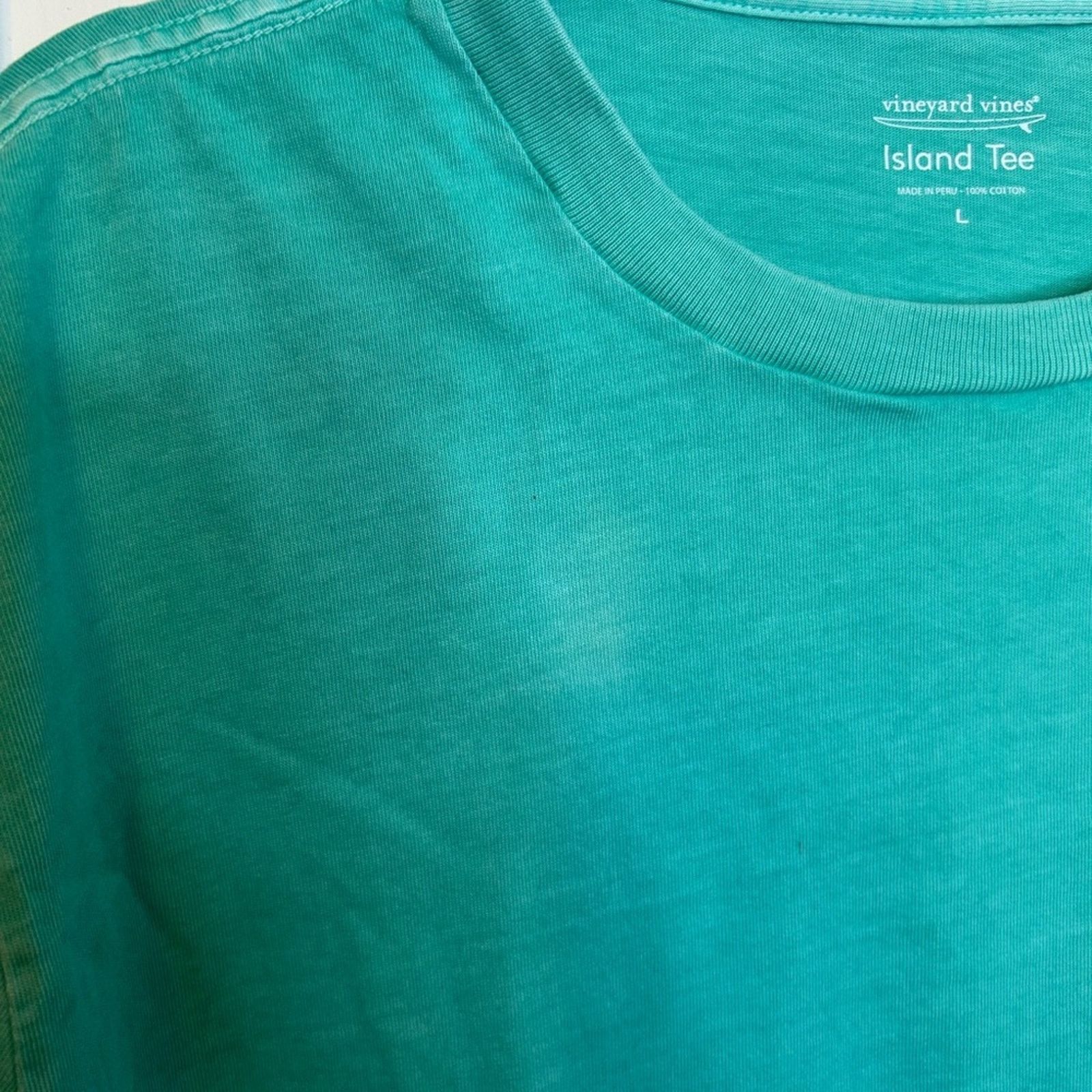 Vineyard Vines Vineyard Vines Men’s Aqua Long Sleeve Island Tee Size US L / EU 52-54 / 3 - 6 Thumbnail