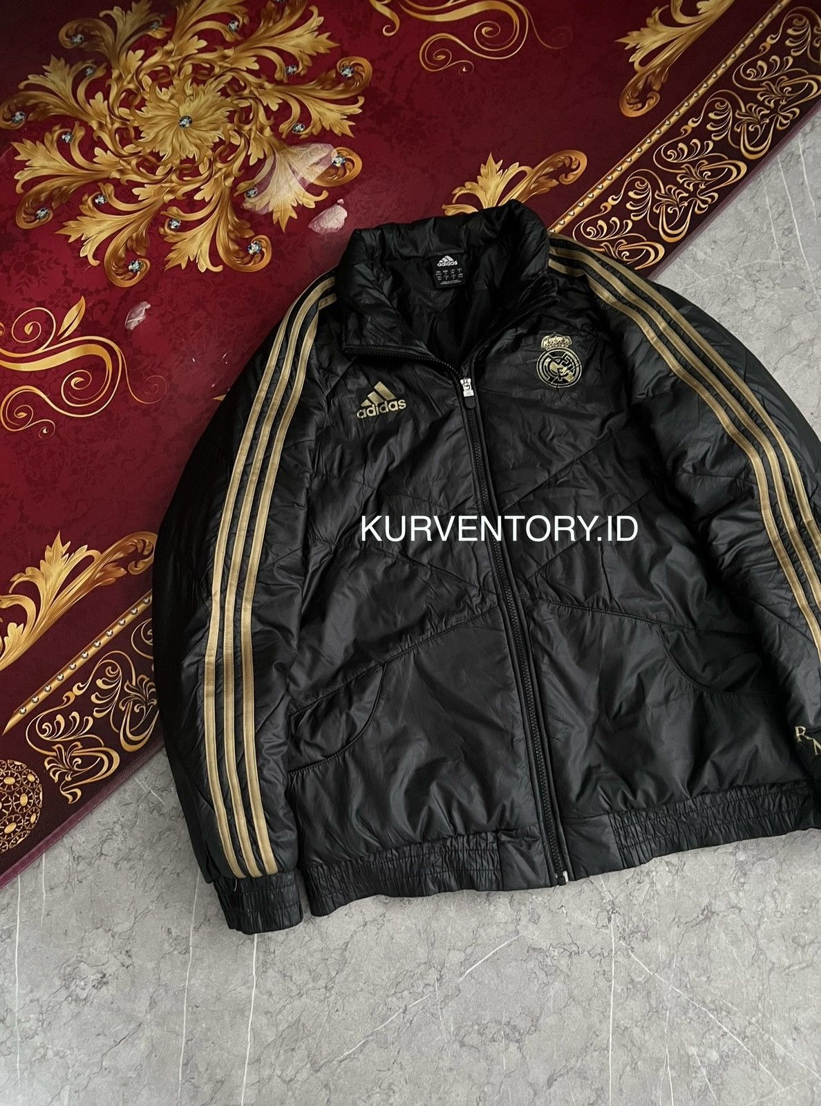 Adidas (SOLD OUT) Adidas Real Madrid Puffer Quilted Jacket Size US L / EU 52-54 / 3 - 4 Thumbnail