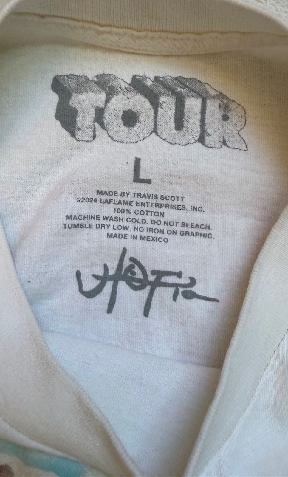 Travis Scott Travis Scott Europa Tour T shirt Size US L / EU 52-54 / 3 - 4 Thumbnail