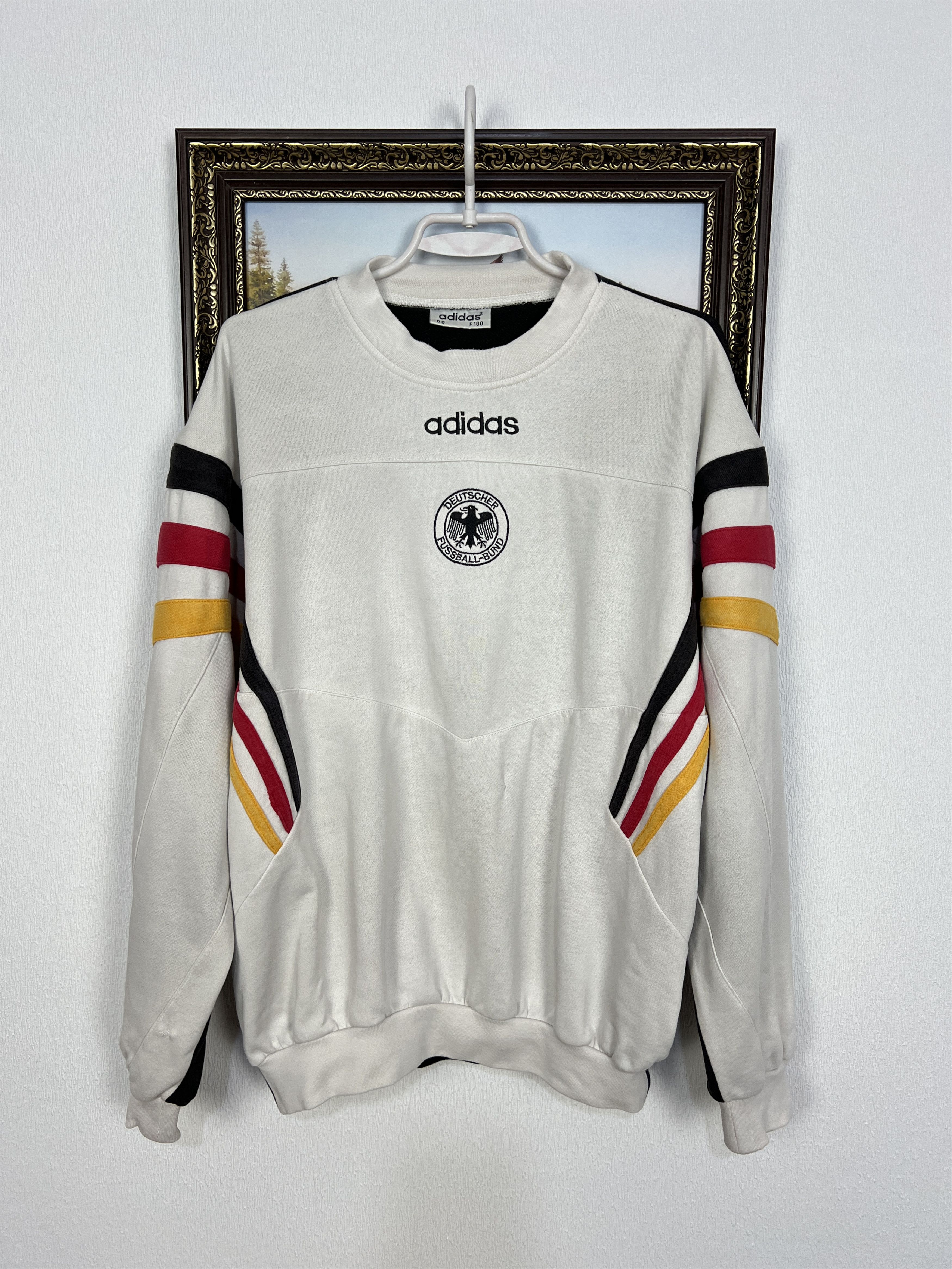 Adidas Germany 1992-94 training football sweatshirt | Grailed