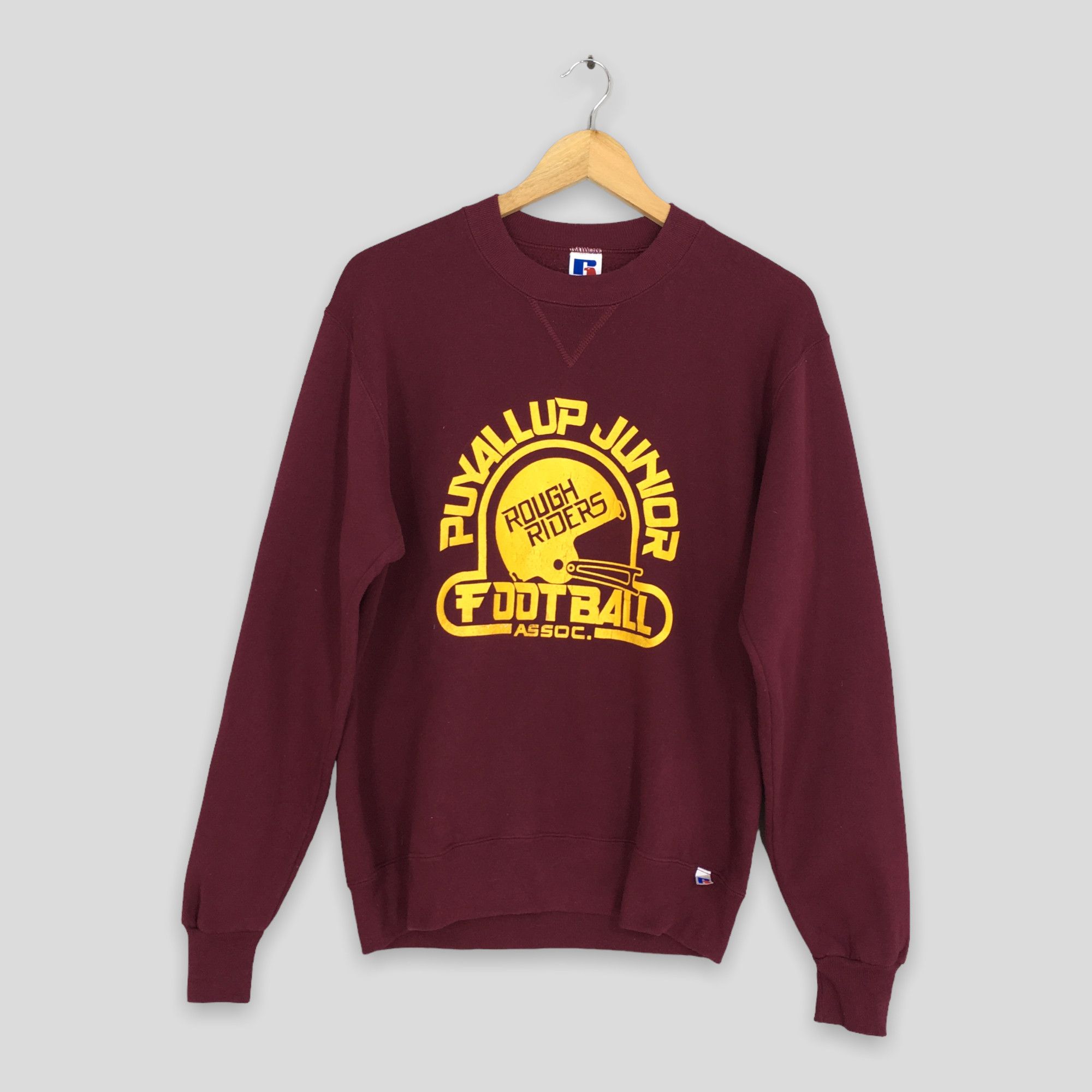 NFL × Vintage Vintage 90s Puyallup Junior Football Sweatshirt Medium Size US M / EU 48-50 / 2 - 1 Thumbnail
