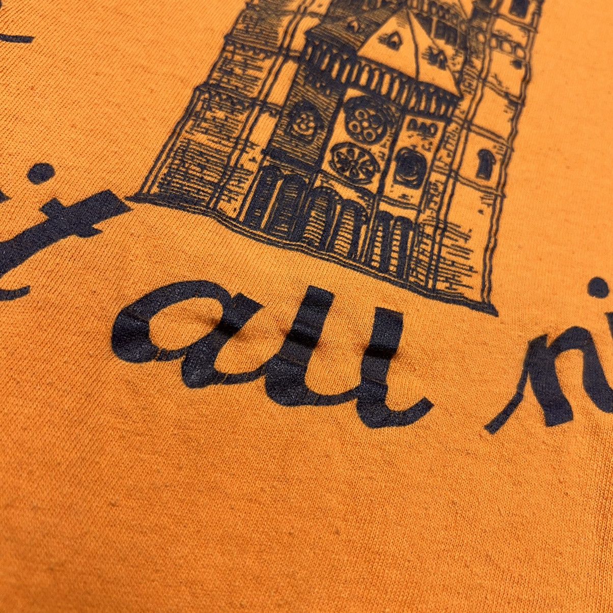 Russell Athletic × Vintage Russell Athletic Tee Shirt Orange Architect Single Stitch Size US M / EU 48-50 / 2 - 9 Thumbnail