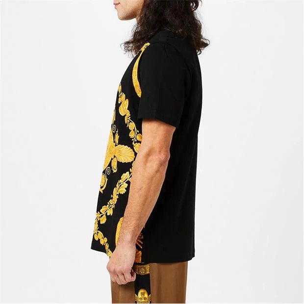 Versace o1g2r1mq0824 T-Shirts in Black & Gold Size US S / EU 44-46 / 1 - 4 Thumbnail