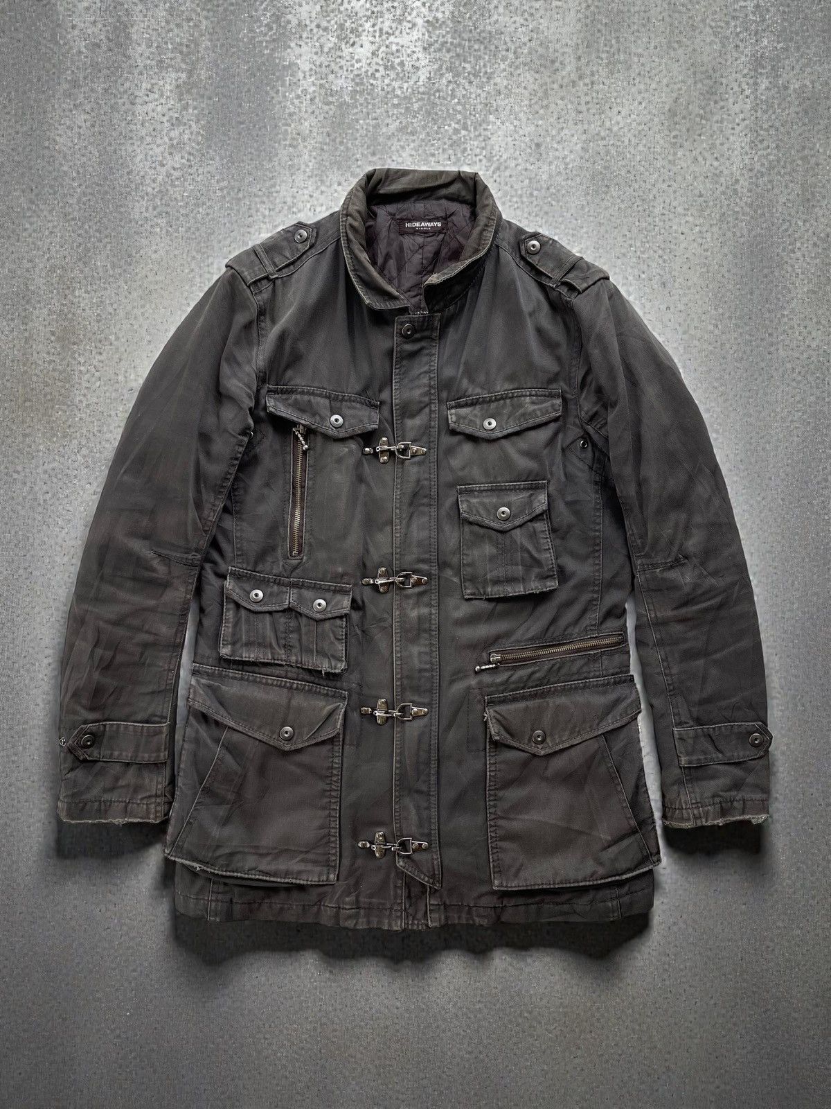 HIDEAWAYS NICOLE HIDEAWAYS MULTI-POCKET FIREMAN CLASP BONDAGE JACKET Size US M / EU 48-50 / 2 - 2 Thumbnail