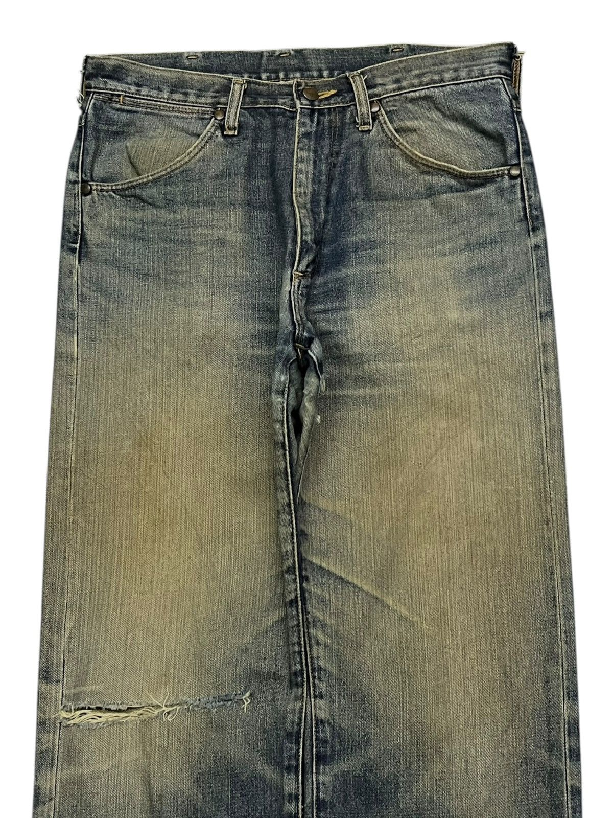 Wrangler Vintage Wrangler Japan (NIP) Denim- Faded Mud Wash Jeans W34 Size US 34 / EU 50 - 4 Thumbnail