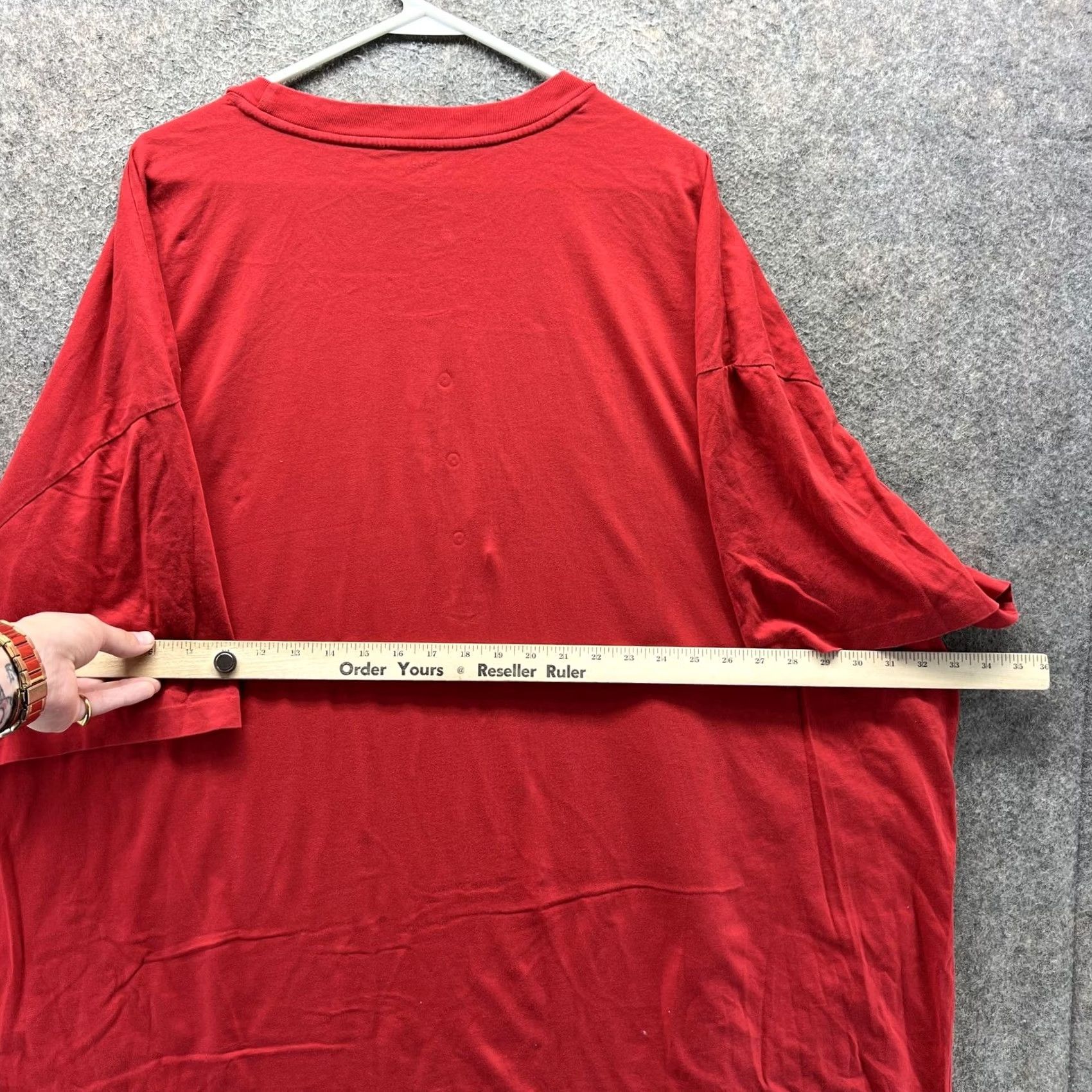 Polo Ralph Lauren Polo Ralph Lauren Shirt Mens 4XB Red Crewneck Pony Logo Tee T‑Shirt Big & Tall Size US XXL / EU 58 / 5 - 5 Thumbnail